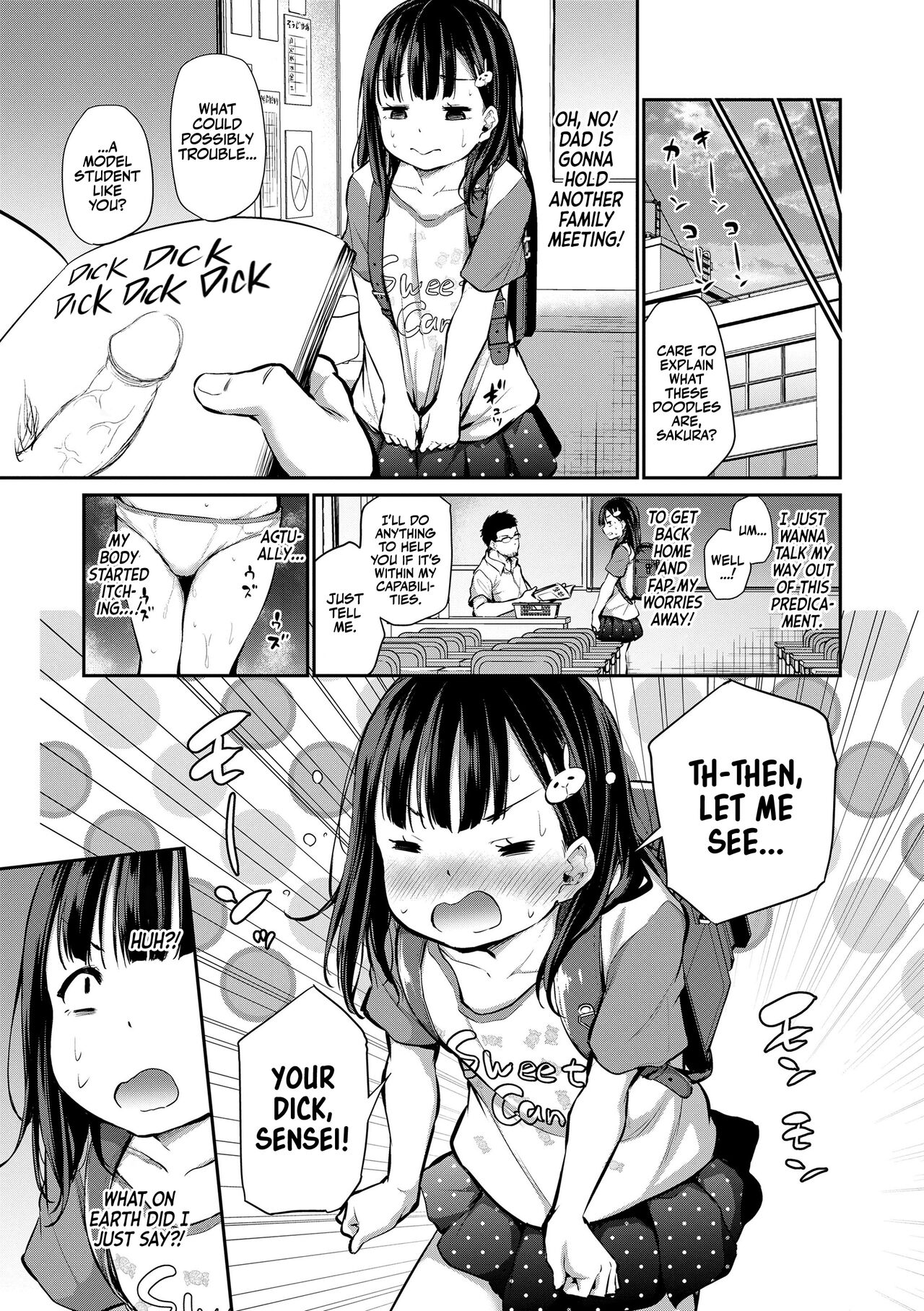 Sensei Ochinchin Misete Kudasai! | Sensei, Please Show Me Your Dick! page 3 full