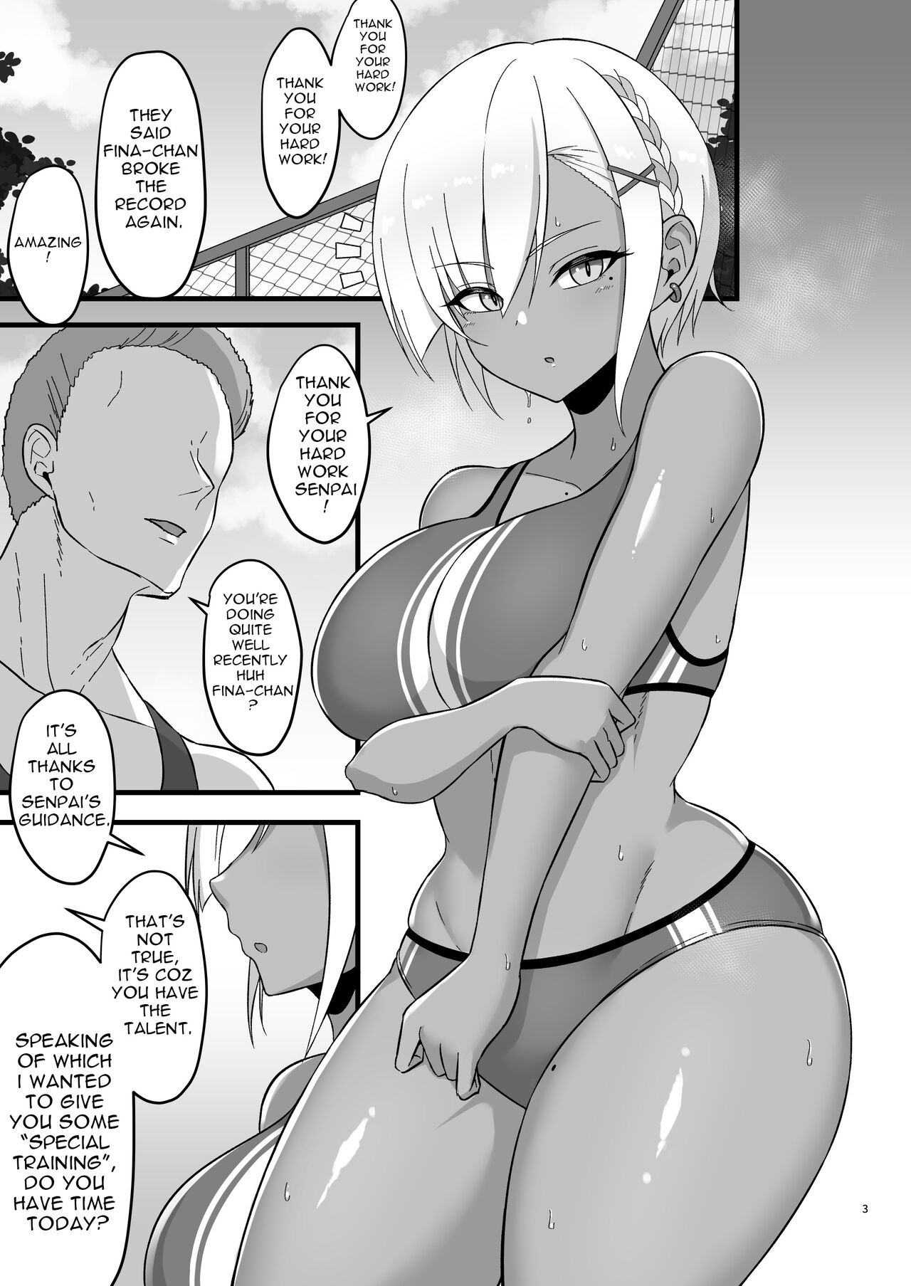 Fina-chan to Himitsu no Training | Secret Training with Fina-chan page 3 full