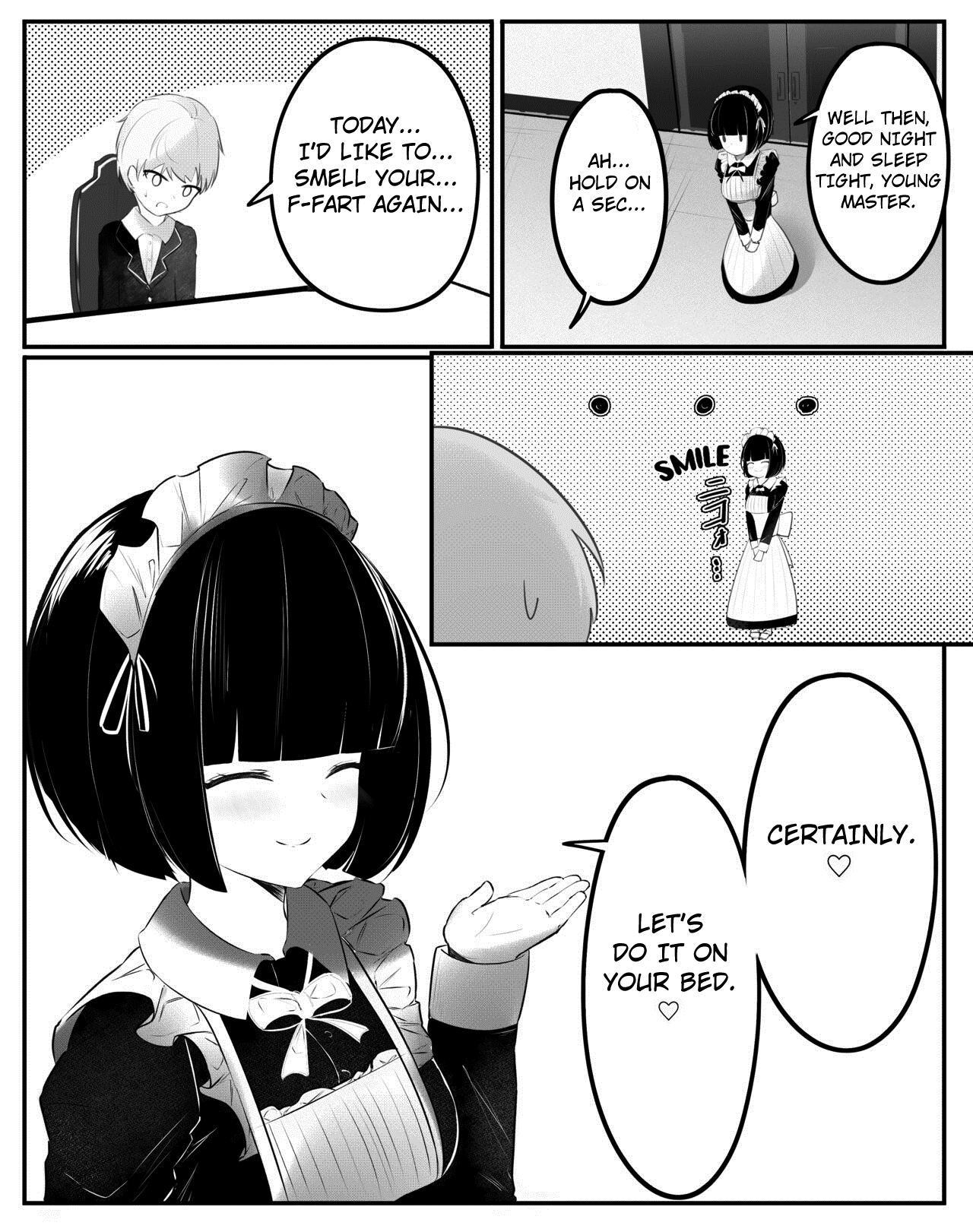 Onara Manga - Maid to Bocchama page 1 full