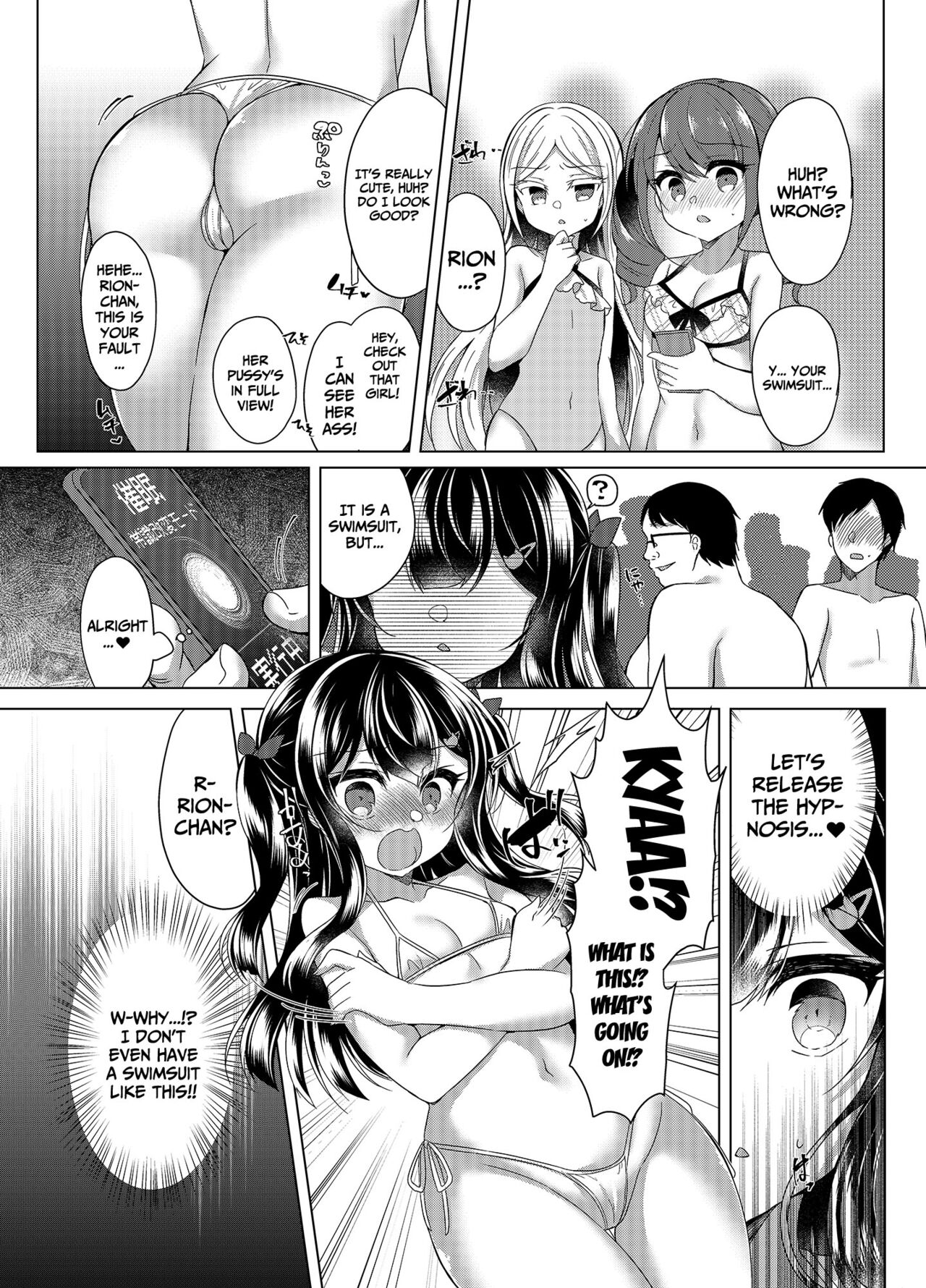 Namaiki Mesugaki ni Saimin Shido ~Micro Bikini de Koukai Roshutsu~ | Using Hypnosis To Control This Cheeky Girl ~Exposing Her Body In Public With a Micro Bikini~ page 7 full