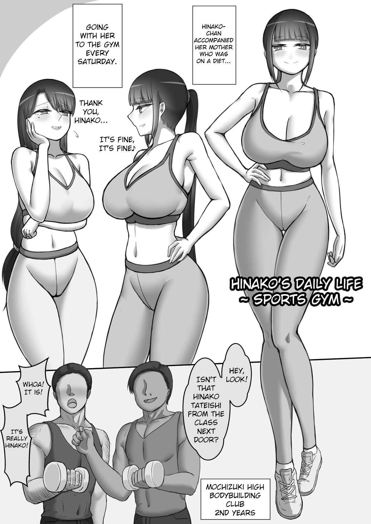 Hinako's Daily Life ~Sports Gym~ page 1 full