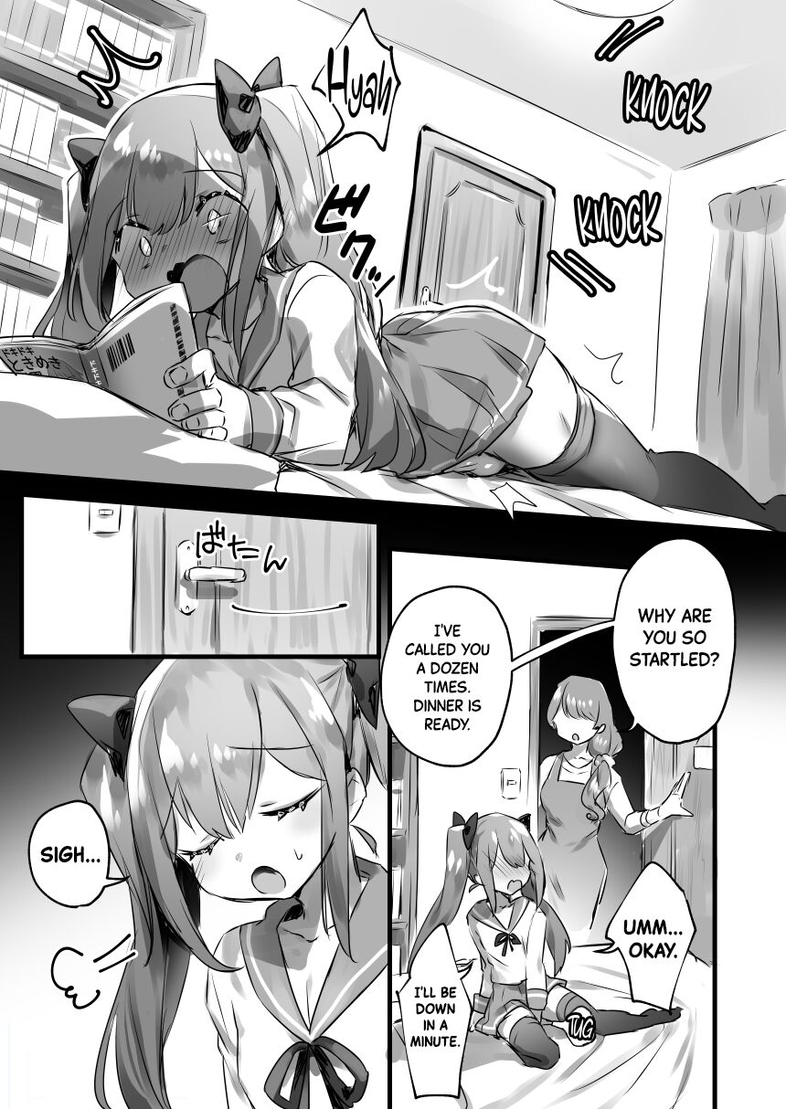 Otokonoko ga Yuka Ona de Seitsuu suru Manga | A Manga About The Sexual Awakening of a Trap by Dry Humping his own Bed page 3 full