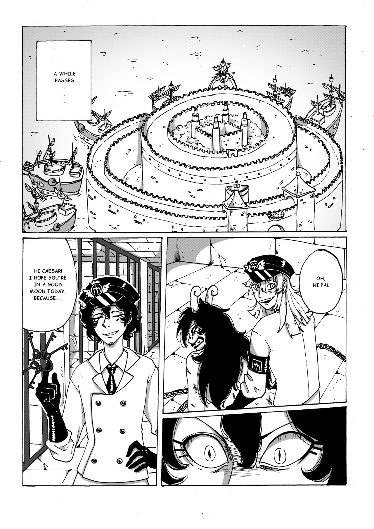 Back at Impel Down part 2 - Caesar Clown page 1 full