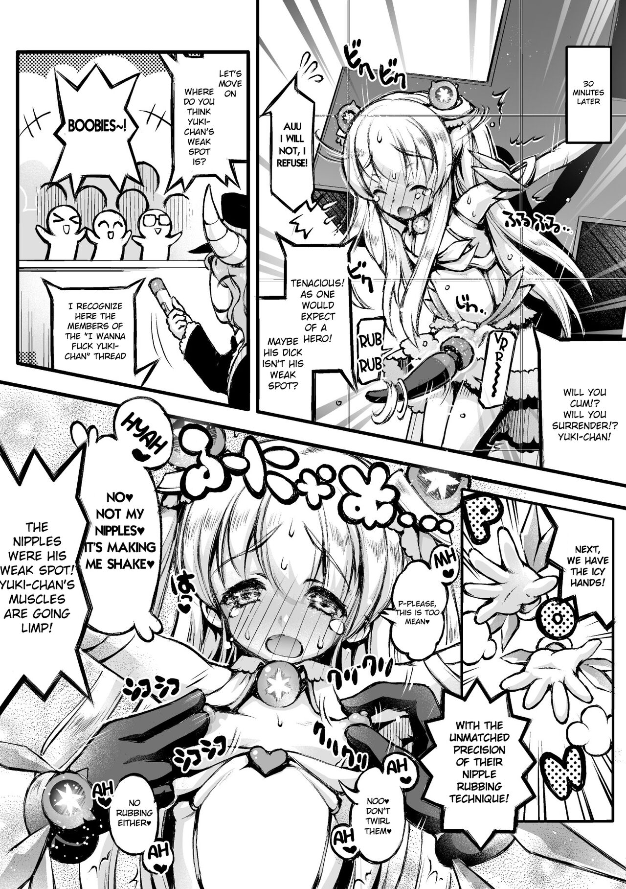 Otokonoko Mahou Shoujo Pretty Icy~Icy Dai Pinchi!? Haritsuke-Shaiminshoukei Show Daihaishin~ page 6 full