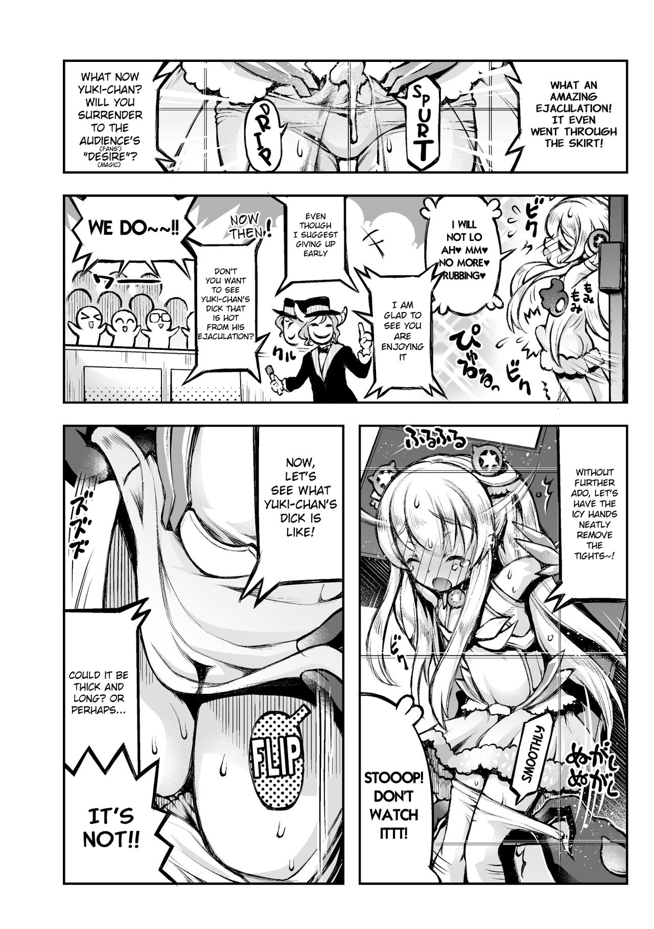 Otokonoko Mahou Shoujo Pretty Icy~Icy Dai Pinchi!? Haritsuke-Shaiminshoukei Show Daihaishin~ page 8 full