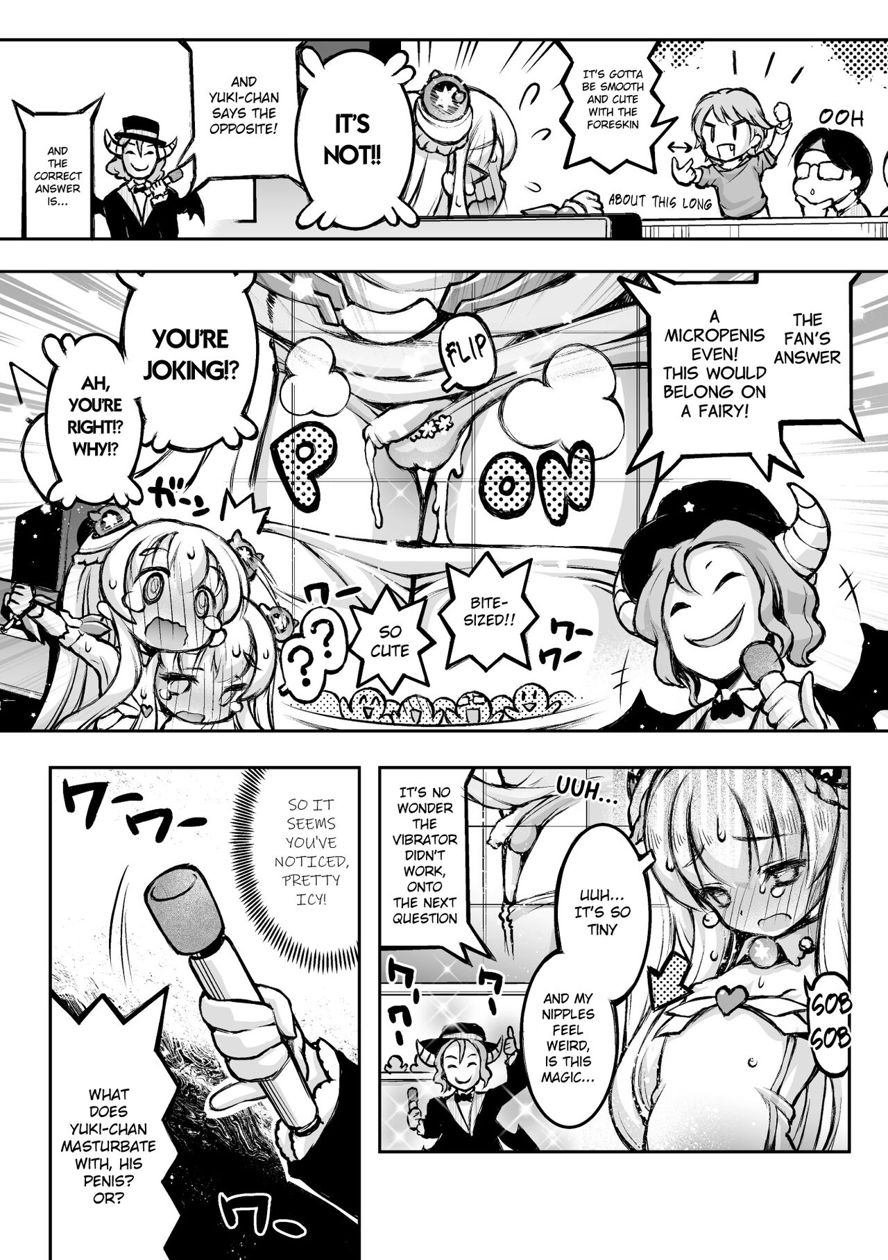 Otokonoko Mahou Shoujo Pretty Icy~Icy Dai Pinchi!? Haritsuke-Shaiminshoukei Show Daihaishin~ page 9 full