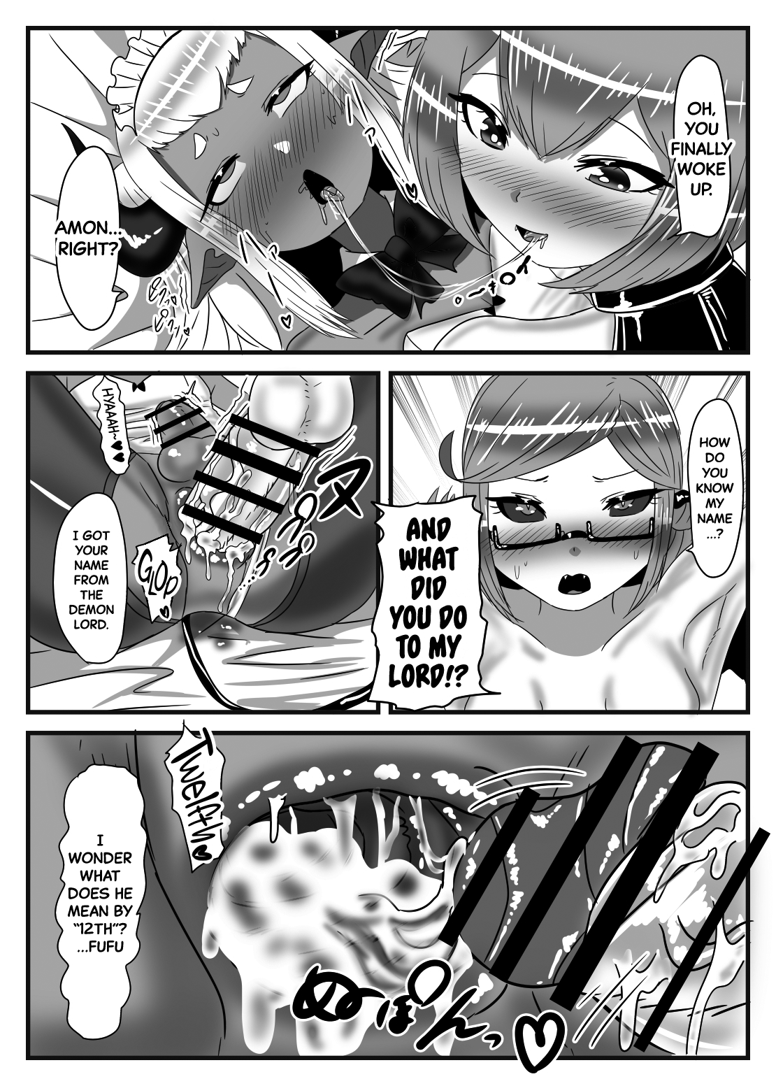Futanari Yuusha no Maou Rouraku 3 | The Futanari Hero's Allurement of The Demon Lord 3 page 8 full