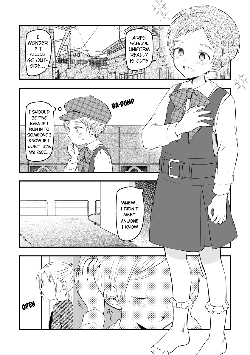 Josou o Imouto no Tomodachi ni Mirarete Morashichau Otokonoko | A Boy Who Wet Himself When He Was Seen Crossdressing by His Little Sister's Friend page 2 full