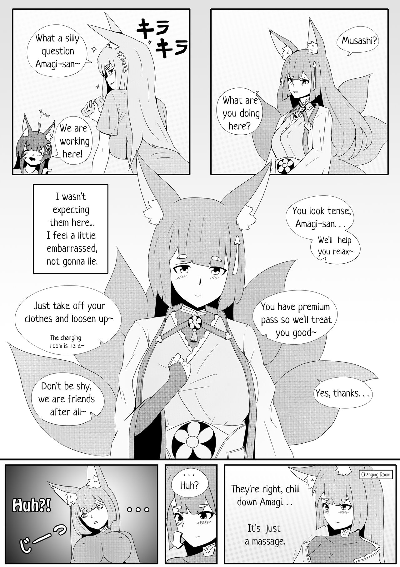 Amagi's very special massage page 4 full