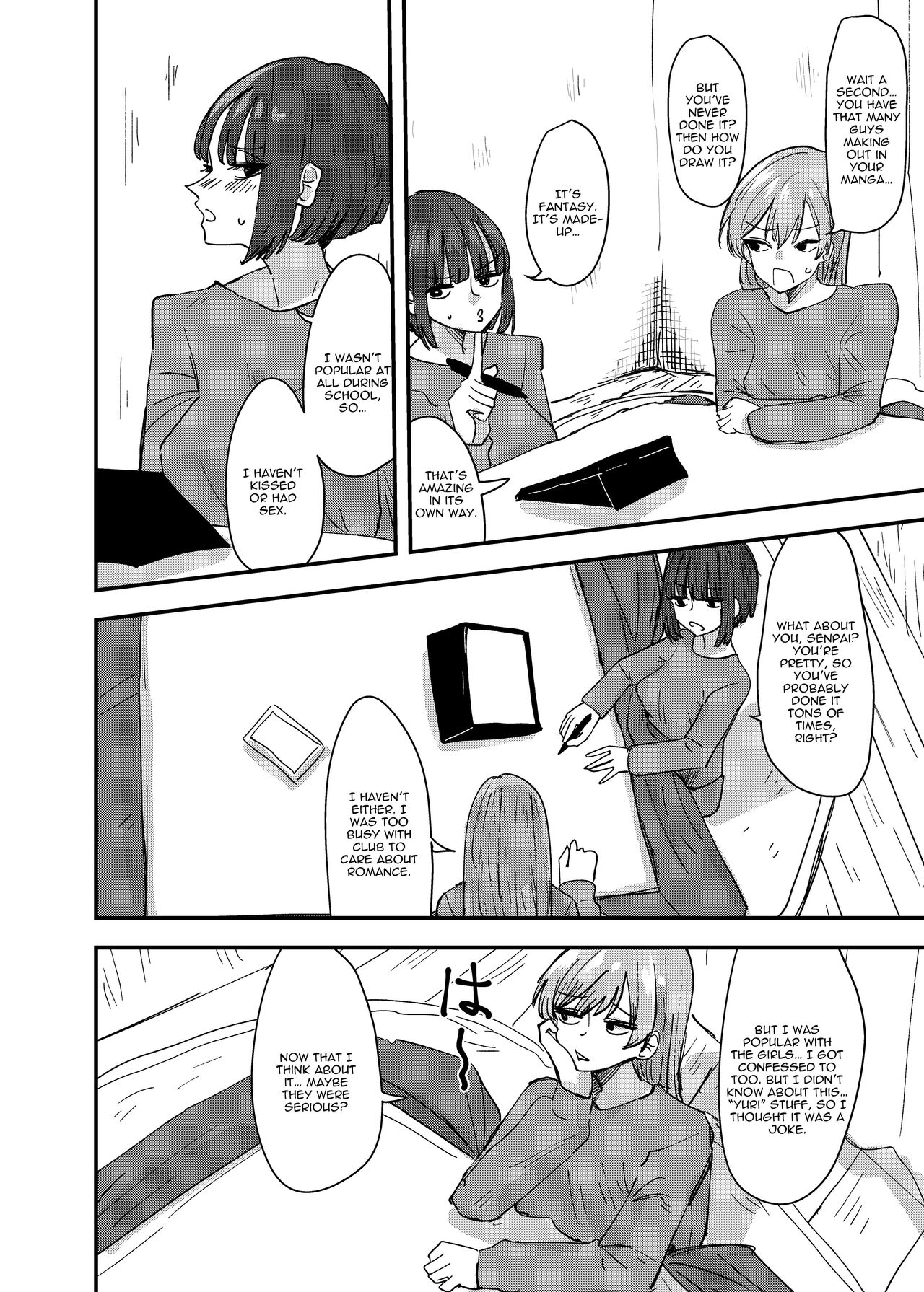 Daigaku no Senpai to Nori de Kiss Shitetara Sono Hi no Uchi ni Issen Koechatta Hanashi | A Story About  Kissing A College Senior And Crossing The Line In The Same Day page 6 full