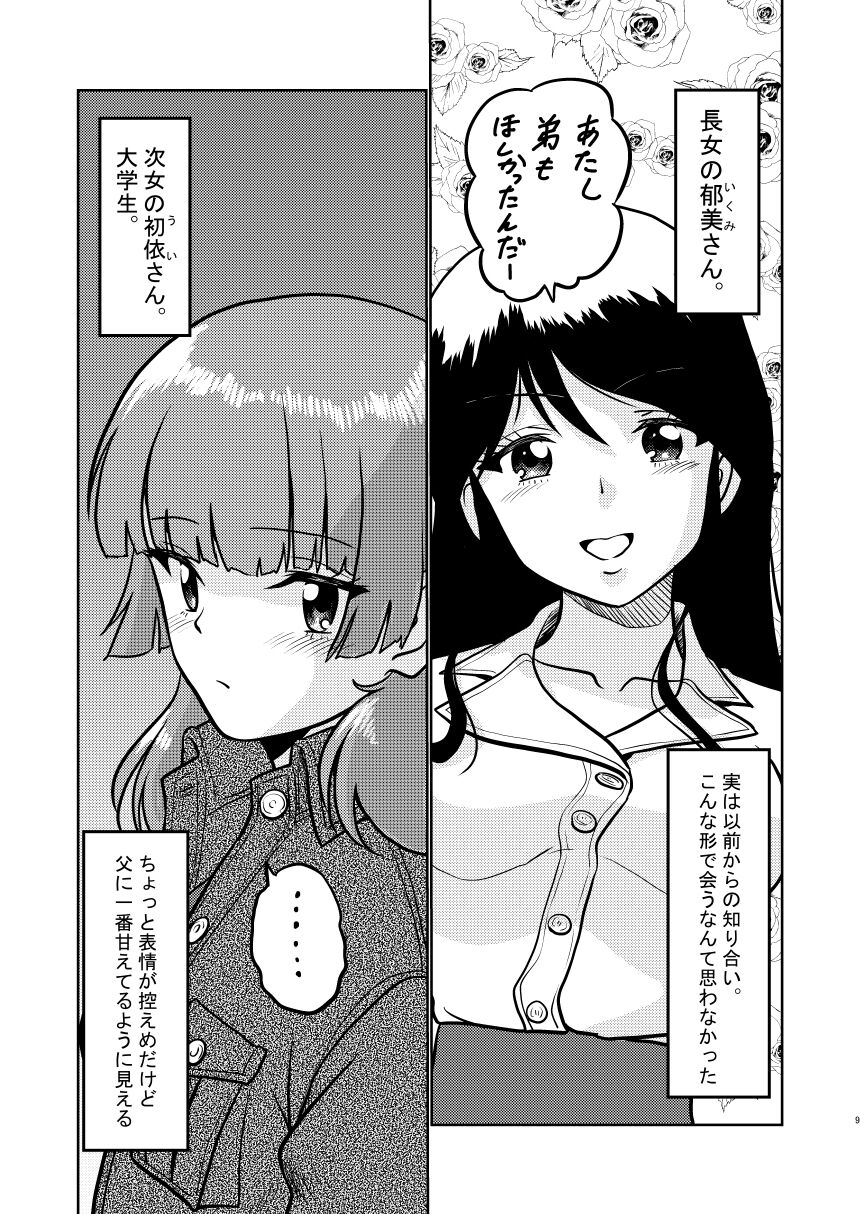 Shin Kazoku Ii no? Okaa-san ga Hajimete de... page 9 full
