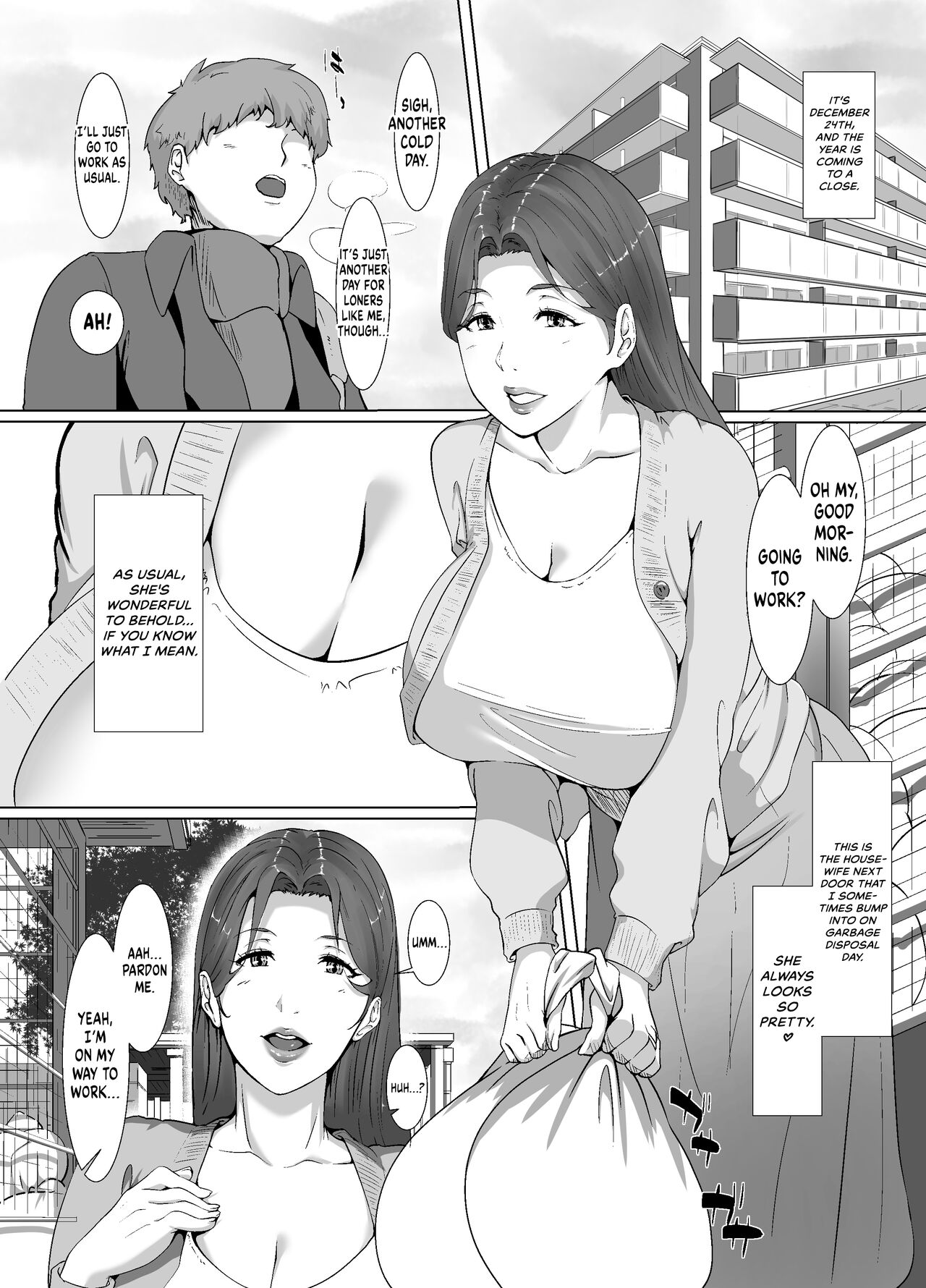 Seiya wa Otonari no Oku-san to | Spending Christmas Eve With the Housewife Next Door page 4 full