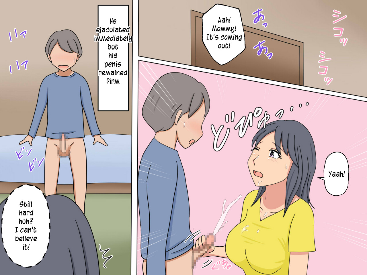 Benkyou yori mo Mama to no Sex ga Daiji | Sex with mommy is more important than studying page 6 full
