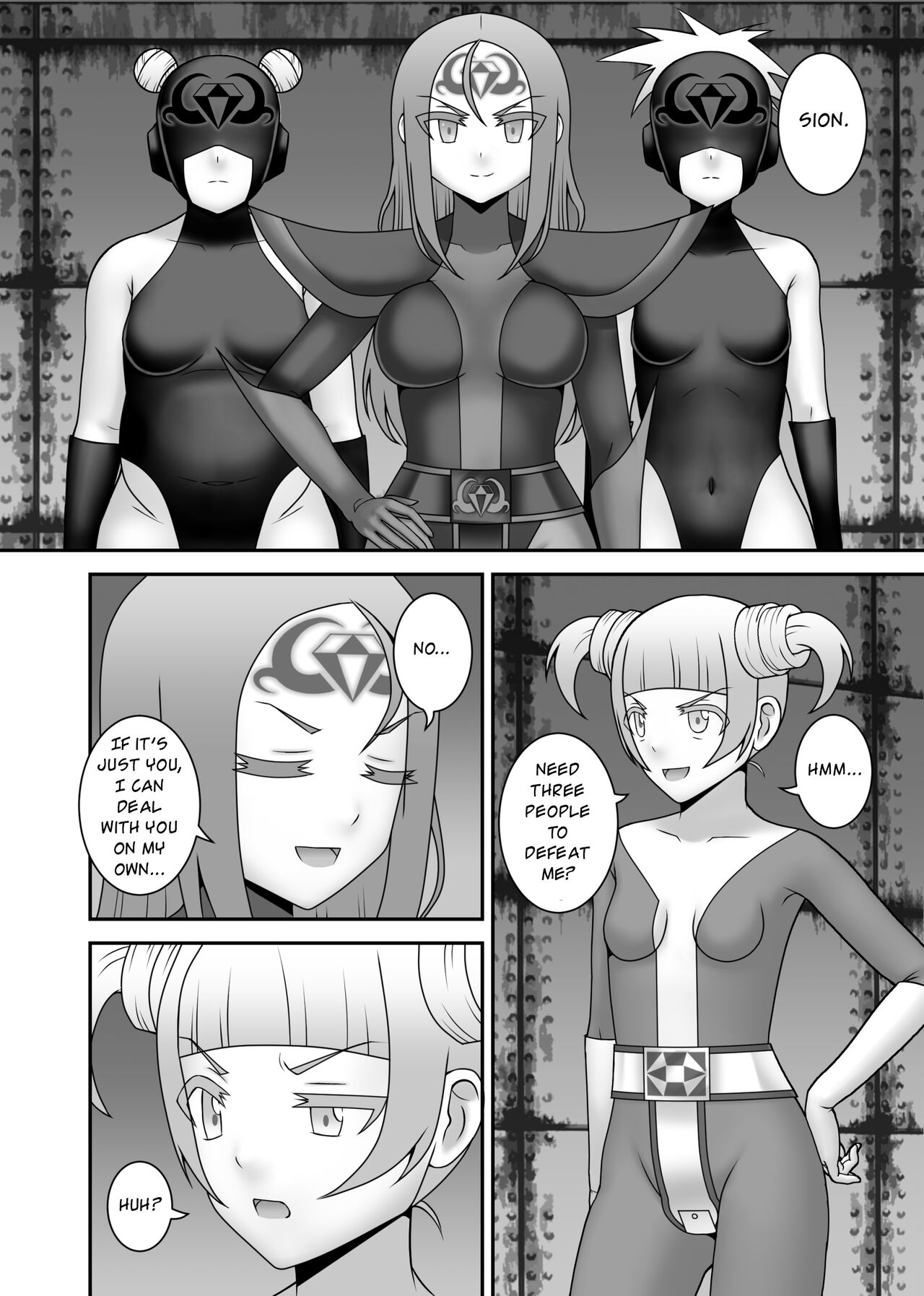 Teisou Sentai Virginal Colors Ch.5 | Chastity Sentai Chaste Colors Ch. 5 page 10 full