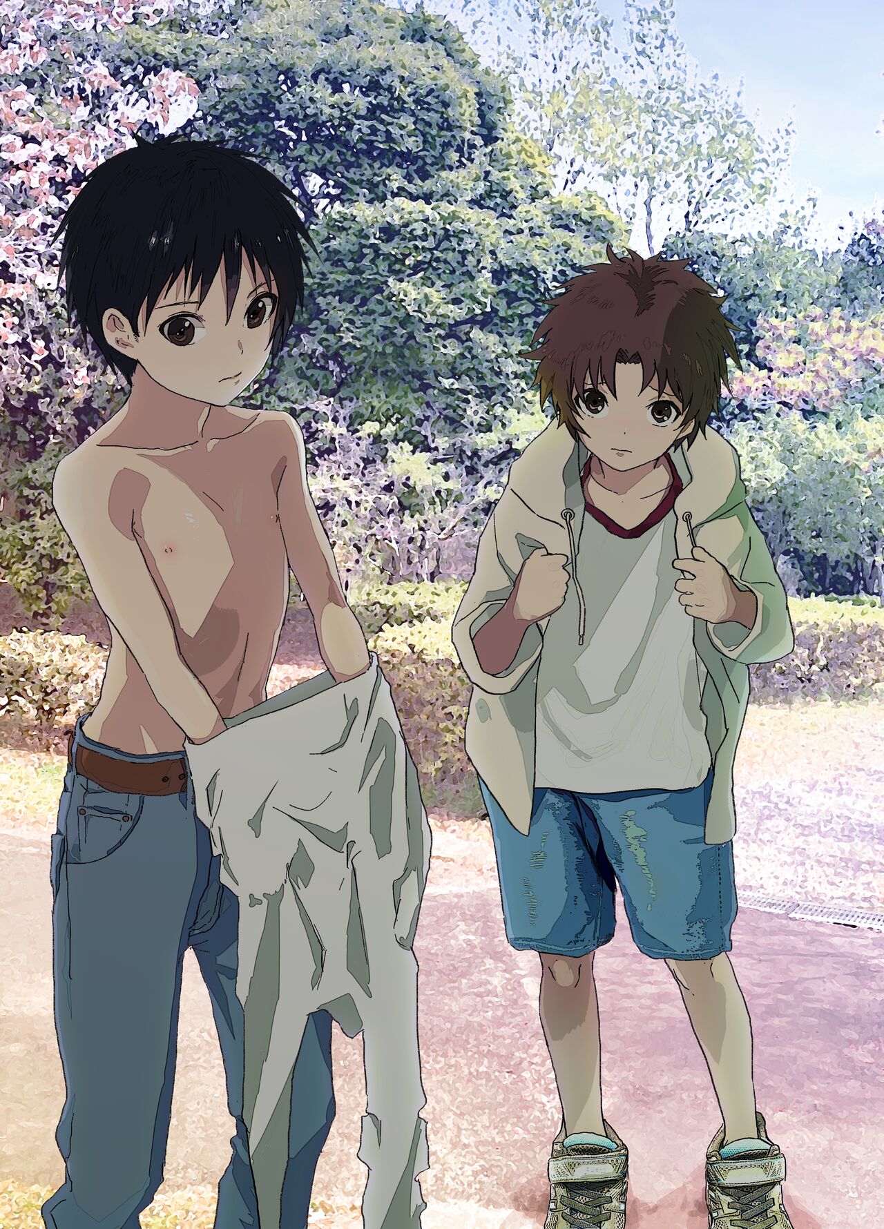 Ibasho ga Nai node Kamimachi shite mita Suterareta Shounen no Ero Manga Ch. 30 page 2 full