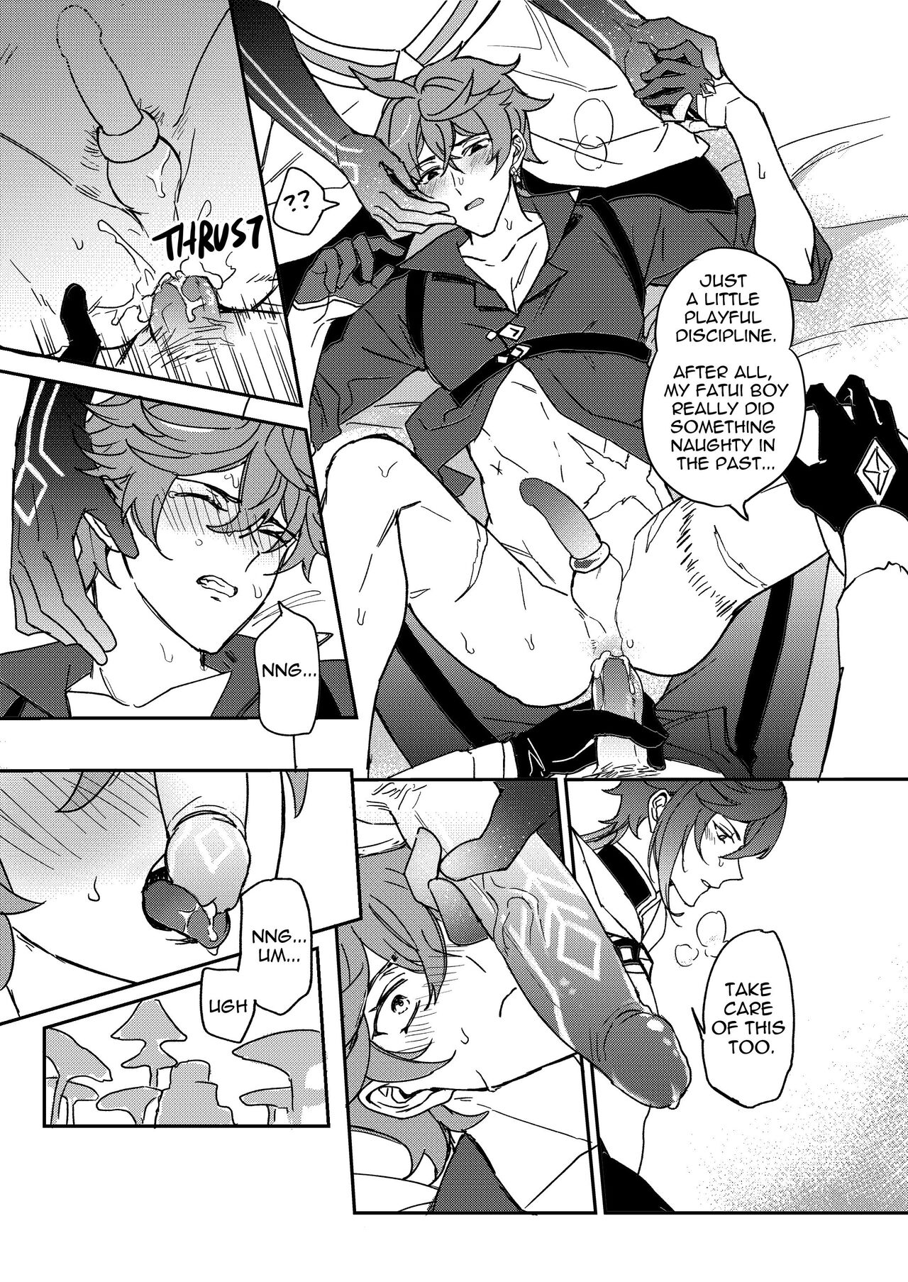 Zhongli + Morax x Tartaglia page 9 full