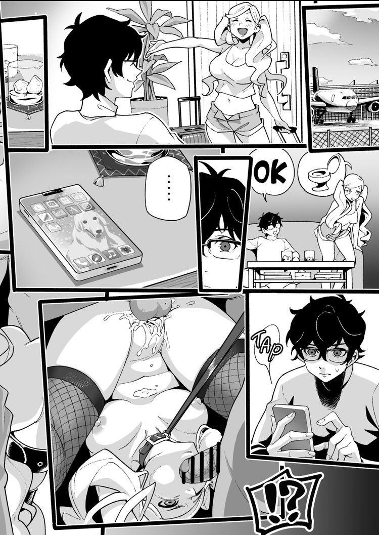 Anne Takamaki, who had a lot of fun at her study abroad destination since Persona 5! page 1 full