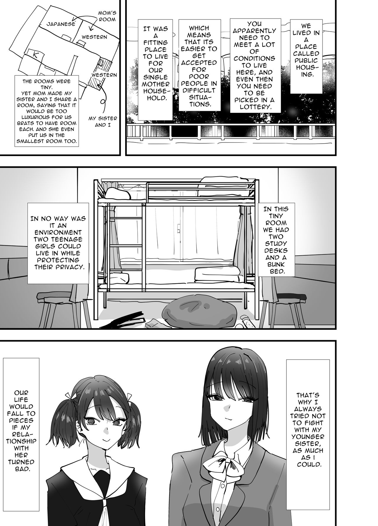 Imouto ga Watashi o Okazu ni Shitate Onanie o Shite ita Hanashi | My Little Sister Was Masturbating To Me page 3 full