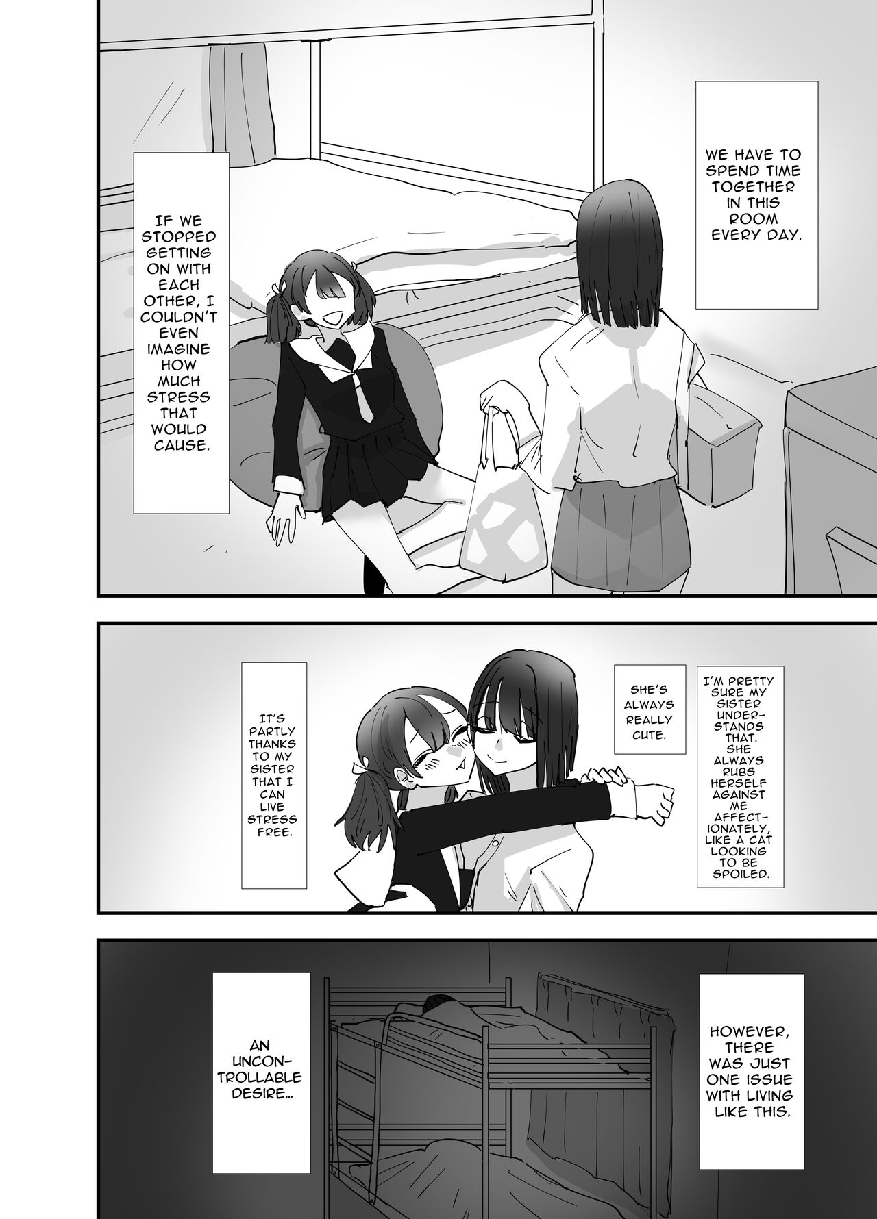 Imouto ga Watashi o Okazu ni Shitate Onanie o Shite ita Hanashi | My Little Sister Was Masturbating To Me page 4 full