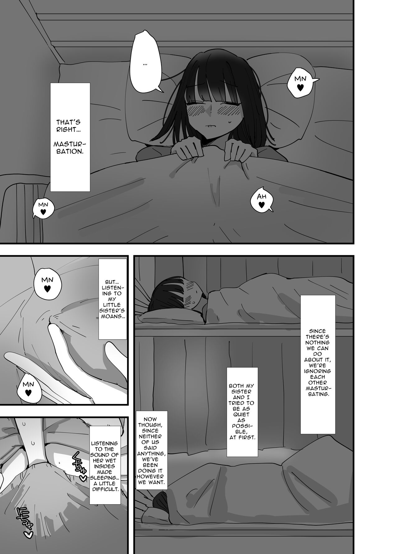 Imouto ga Watashi o Okazu ni Shitate Onanie o Shite ita Hanashi | My Little Sister Was Masturbating To Me page 5 full