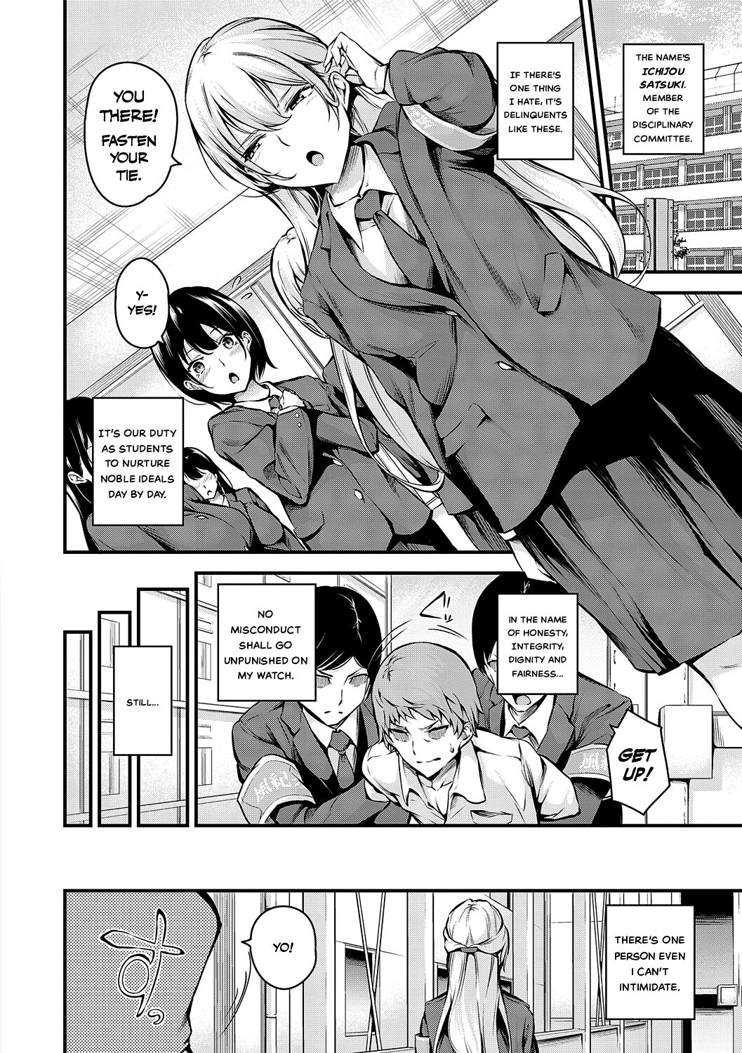 [Nasipasuta] Fuuki Iin Ichijou no Haiboku + After | Disciplinary Committee President Ichijou’s Submission! + After (Mesutoiro) [English] [Digital] Hentai - Raw  2