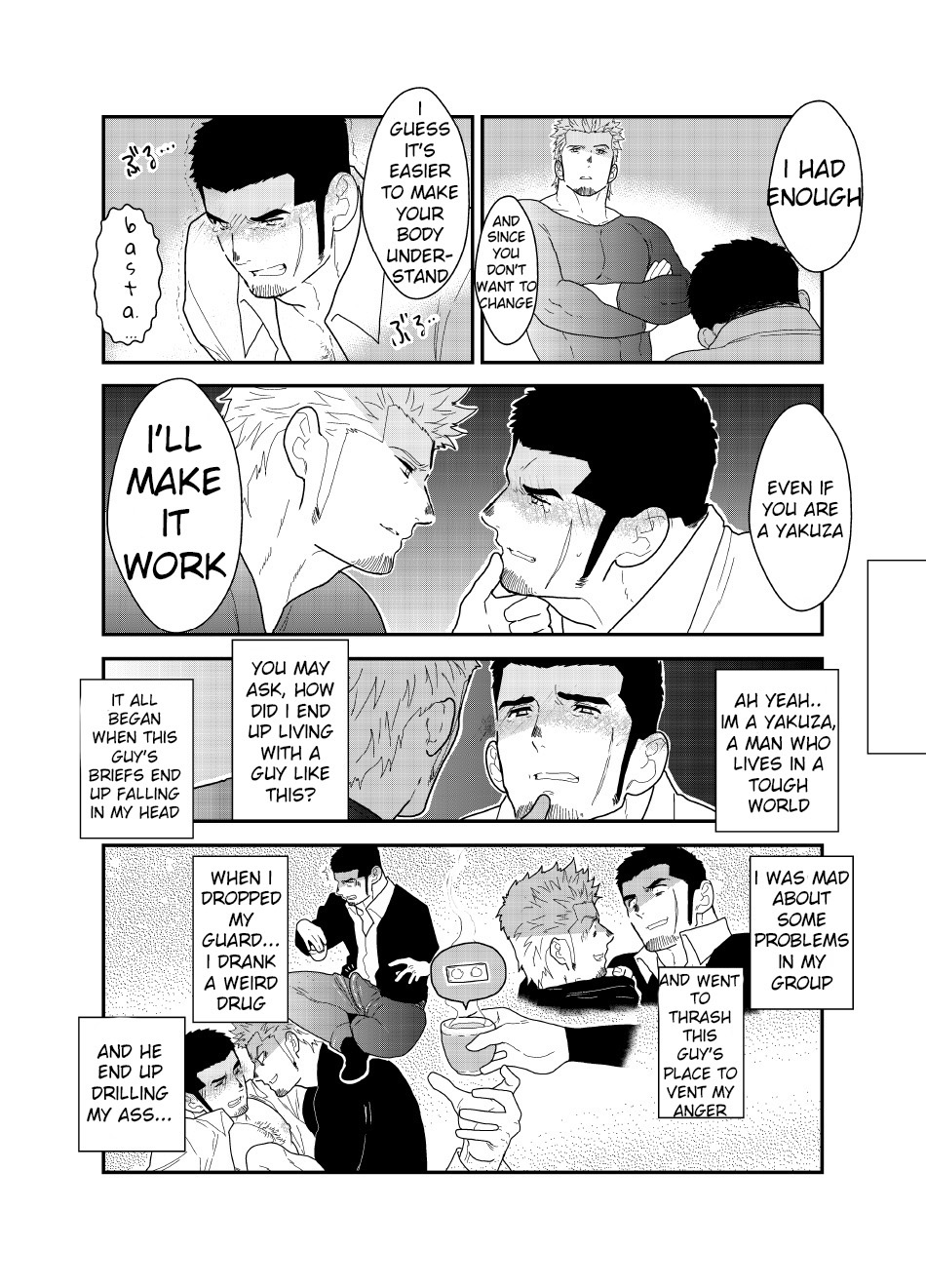 Moshimo Yakuza ga Hatten Kouen de Okasaresou ni Nattara. | What if a Yakuza Got Raped at a Gay Cruising Spot? page 4 full