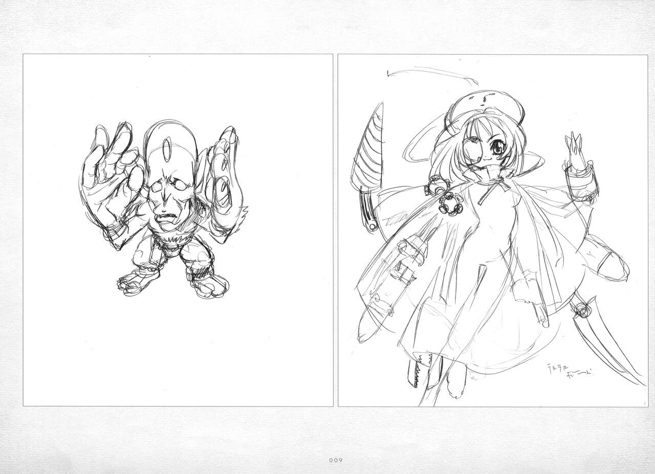 ALICESOFT ORION SCRIBBLES with CROQUIS ULTIMATE EDITION VOL.4 織音計画特別版  ラフ画集 page 10 full