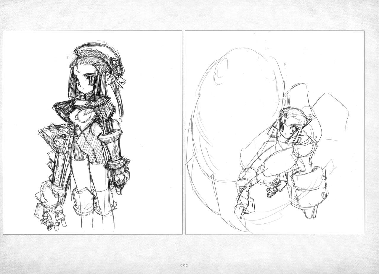 ALICESOFT ORION SCRIBBLES with CROQUIS ULTIMATE EDITION VOL.4 織音計画特別版  ラフ画集 page 3 full