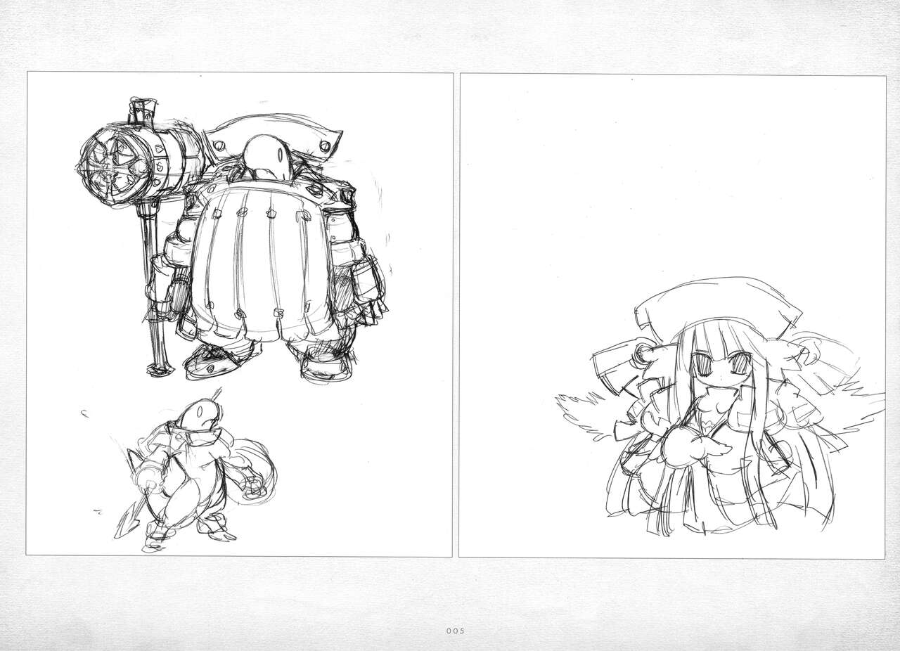 ALICESOFT ORION SCRIBBLES with CROQUIS ULTIMATE EDITION VOL.4 織音計画特別版  ラフ画集 page 6 full