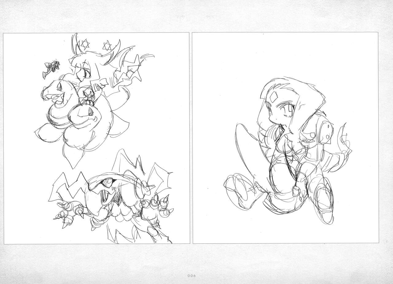 ALICESOFT ORION SCRIBBLES with CROQUIS ULTIMATE EDITION VOL.4 織音計画特別版  ラフ画集 page 7 full