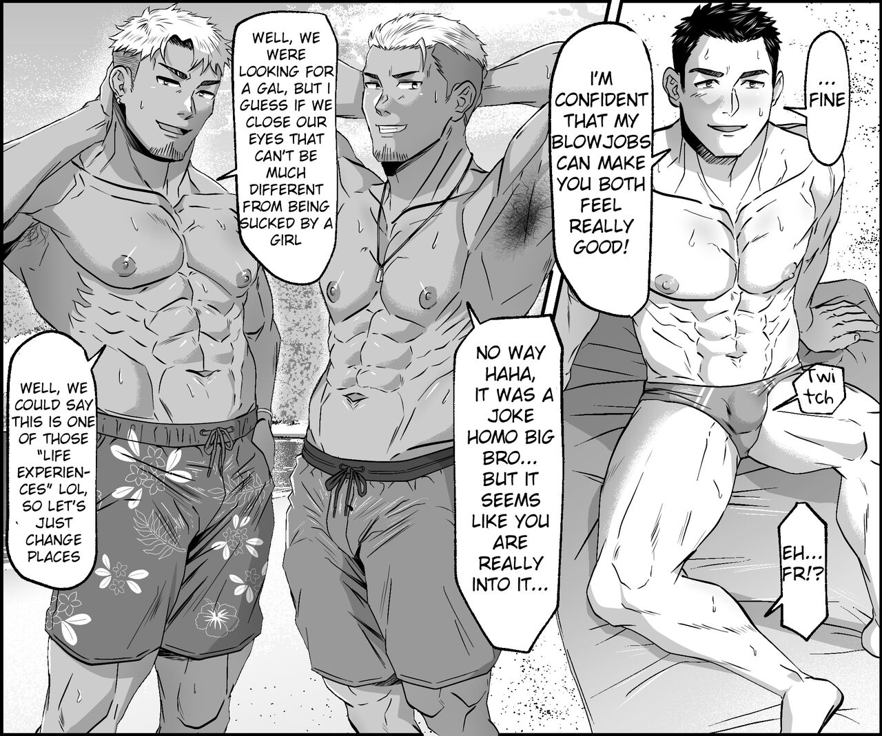 Beach de Nonke no Seishori Suru Koto ni Natta Ohanashi | A story about having sex with straight guys on the beach page 2 full