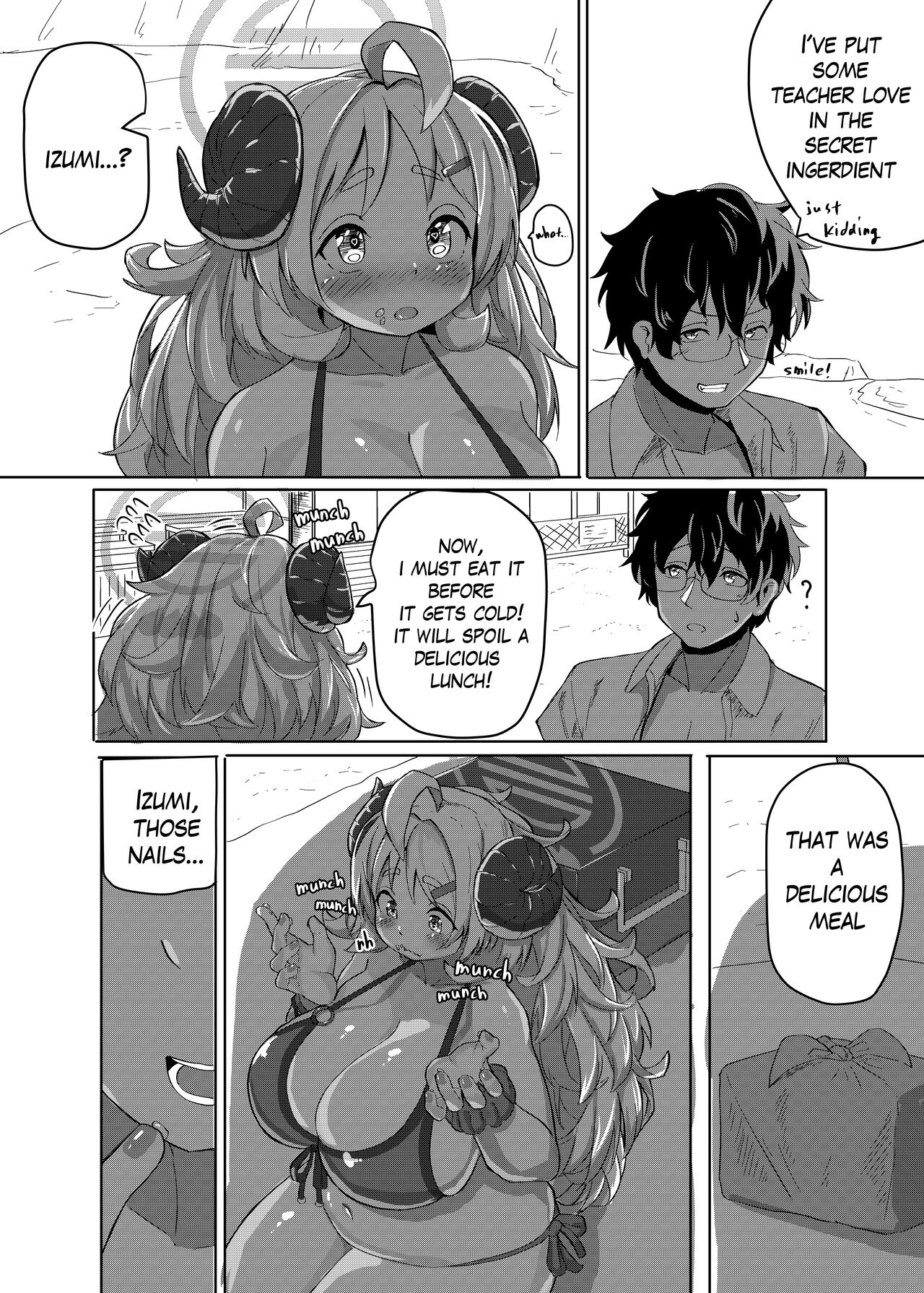 Sensei… Watashi mou Gamandekinai yo…| Sir... I can't hold back anymore... page 7 full
