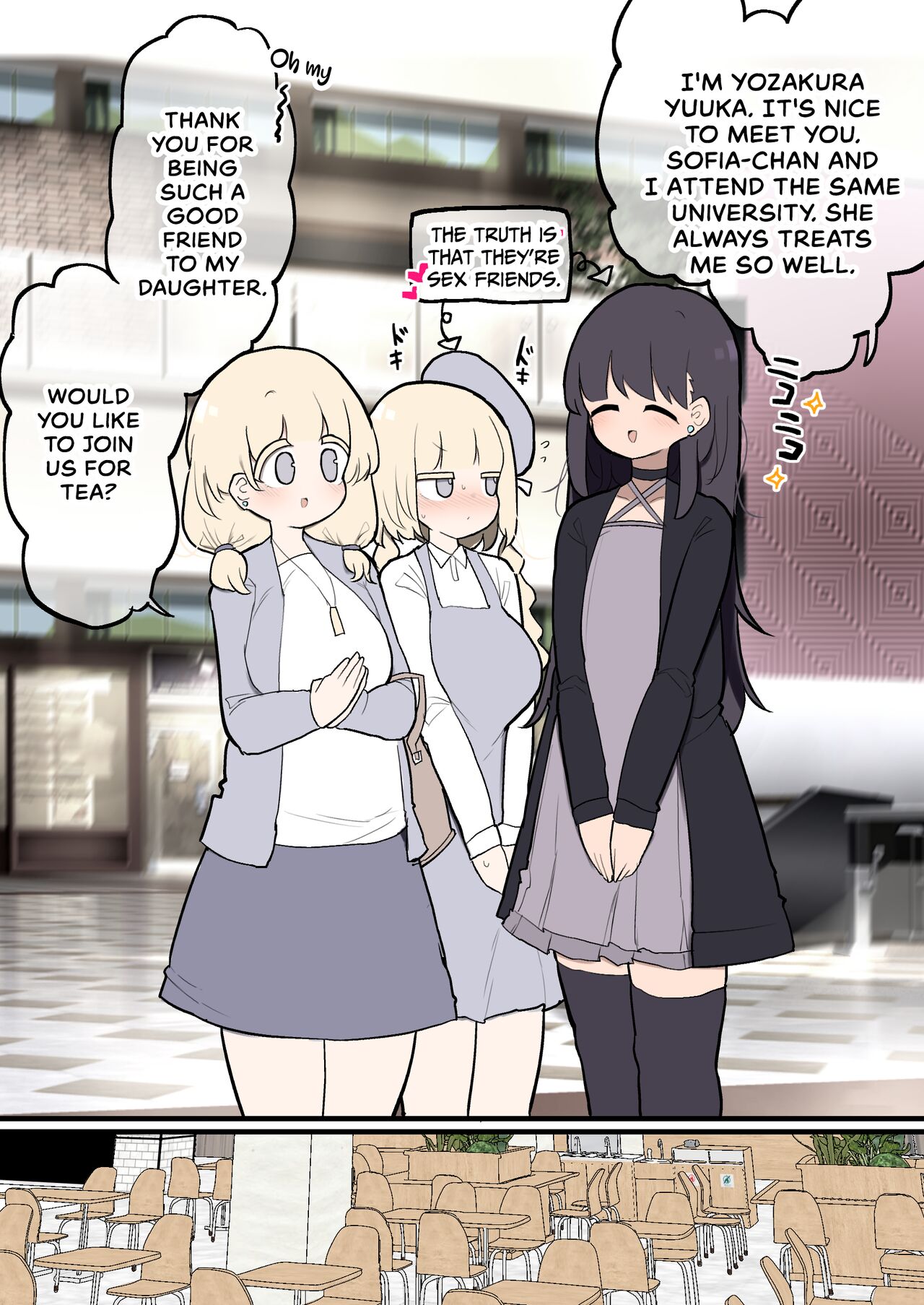 Futanari Ikemen Onnanoko Chinpo ni Meromero Sokuochi 38-sai Mama Manko page 1 full