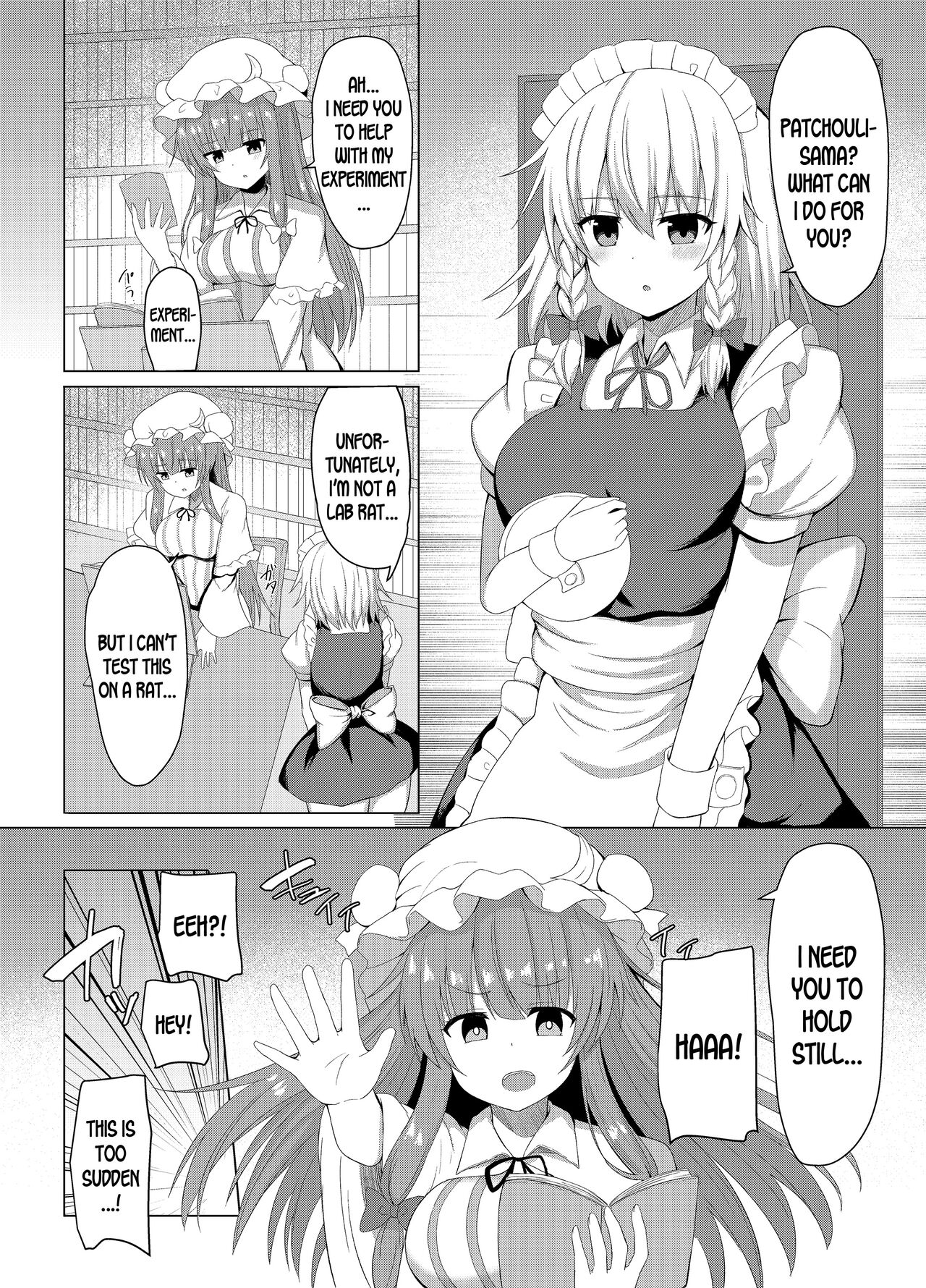 Patchouli no Jikken de Succubus ni Natta Sakuya-san page 4 full