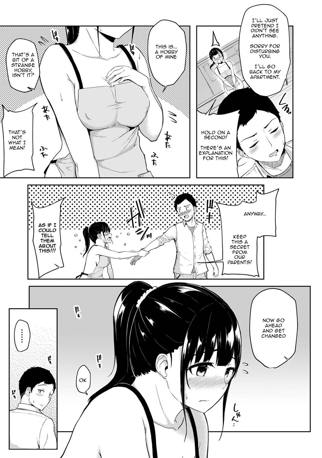 Asa Okitara Imouto ga Hadaka Apron Sugata datta node Hamete Mita | I Woke Up to my Naked Apron Sister and Tried Fucking Her Ch. 1-11 page 4 full