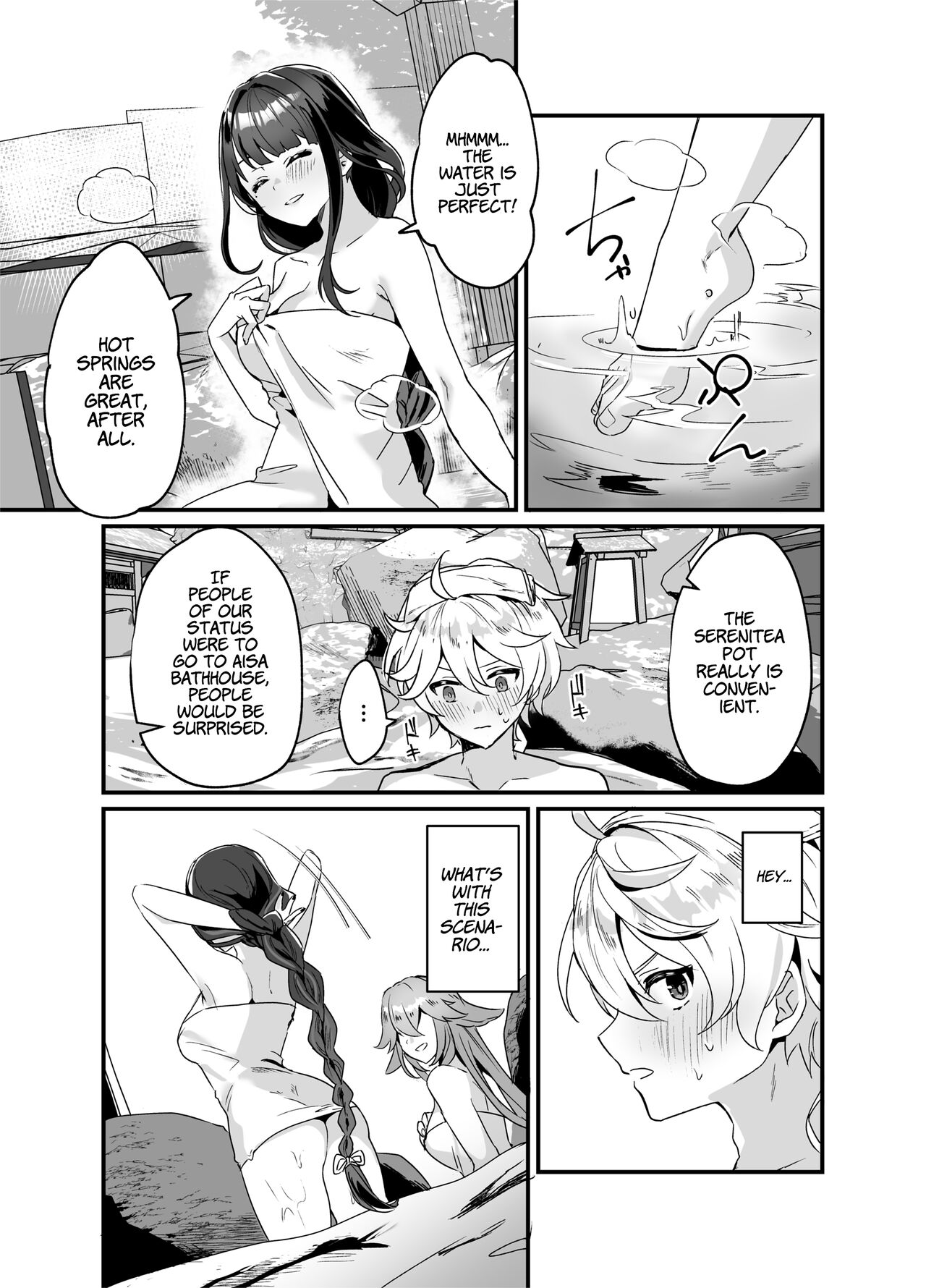 Inazuma Shippori Onsen Kyuuka | A Steamy Hot Spring Vacation in Inazuma page 2 full