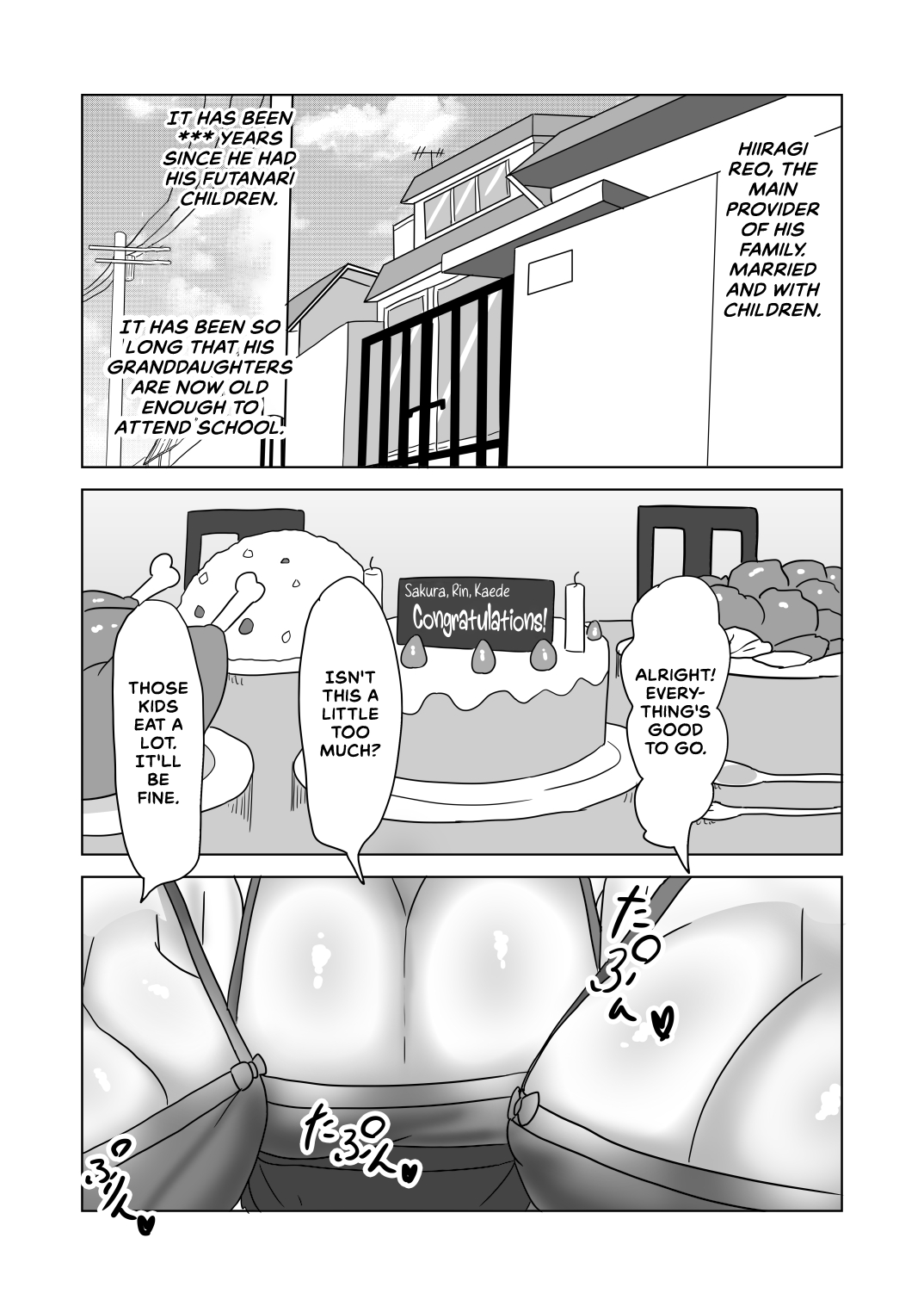 Otokonoko Papa to Futanari Kazoku no Dairankou Party! page 2 full
