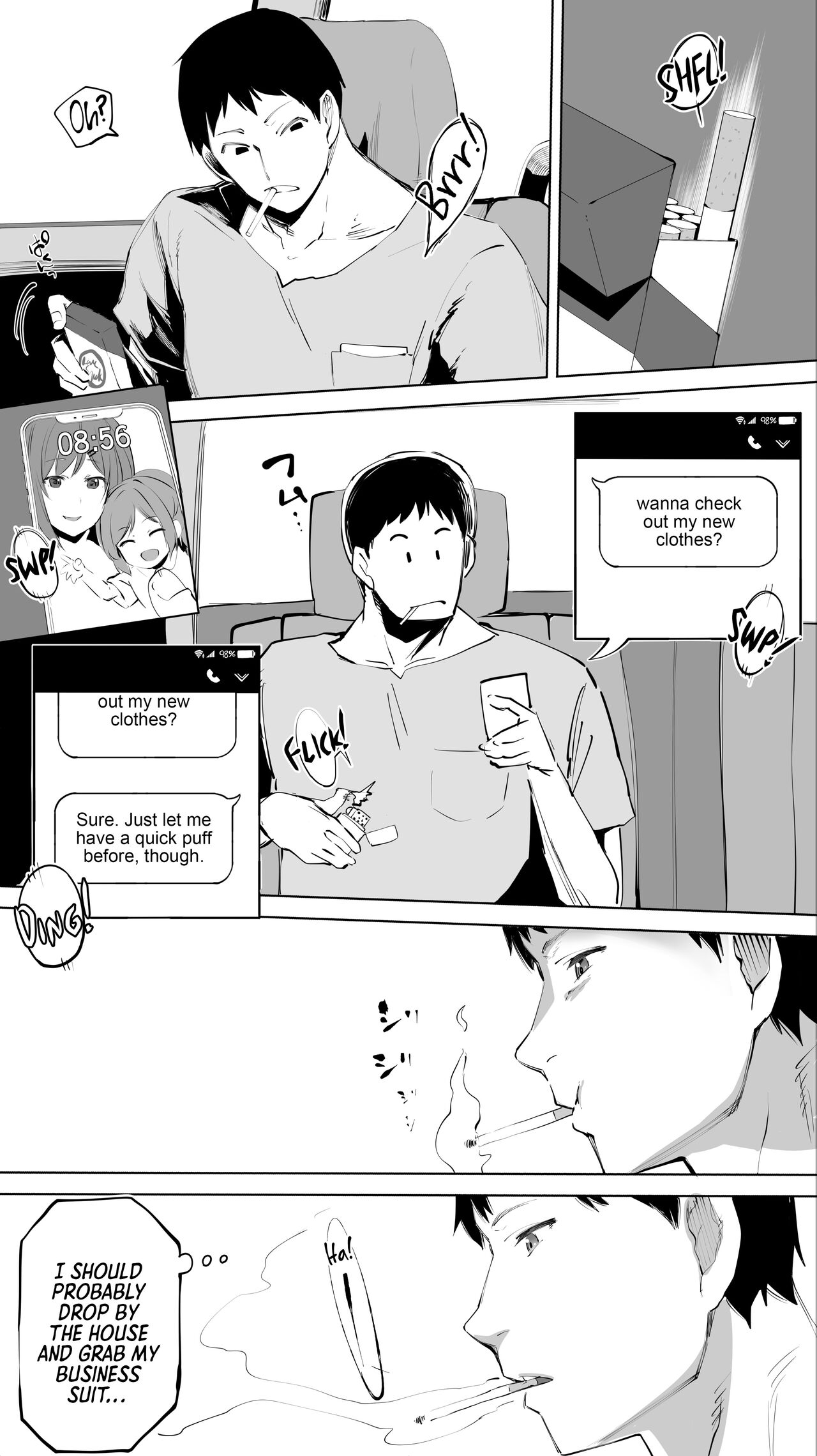 Jimoto no Hame Tomo. "Senpai no Hitozuma S" | My Hometown Fuck Buddy. Married Senpai S's Case. page 8 full