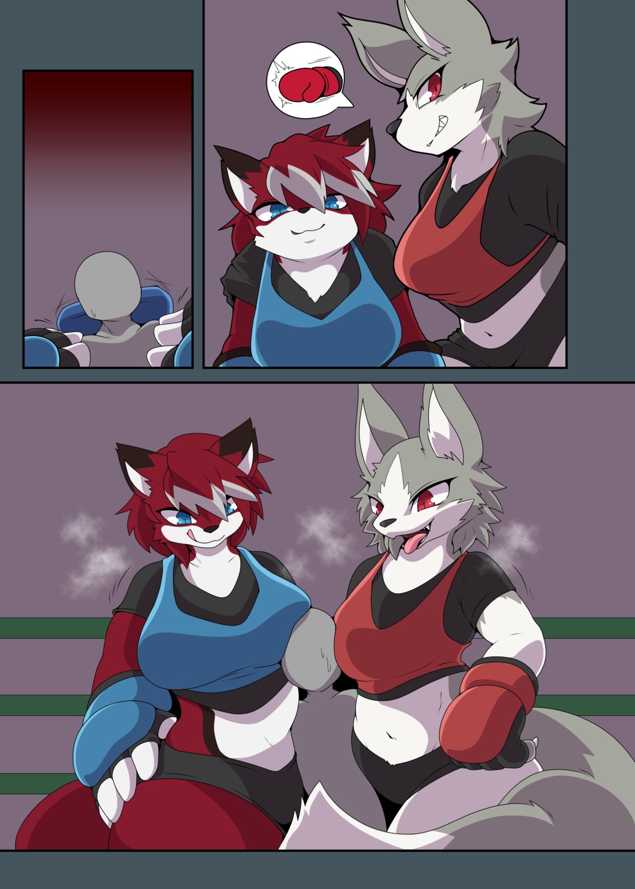 Spar with Vixens page 2 full