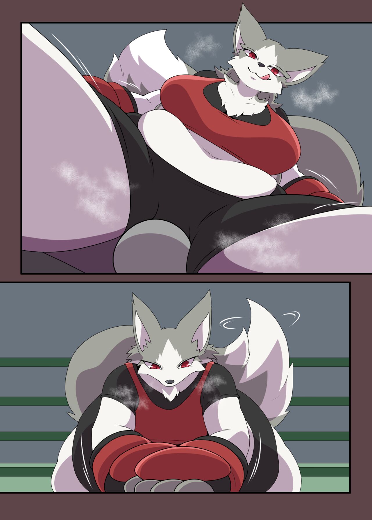 Spar with Vixens page 8 full