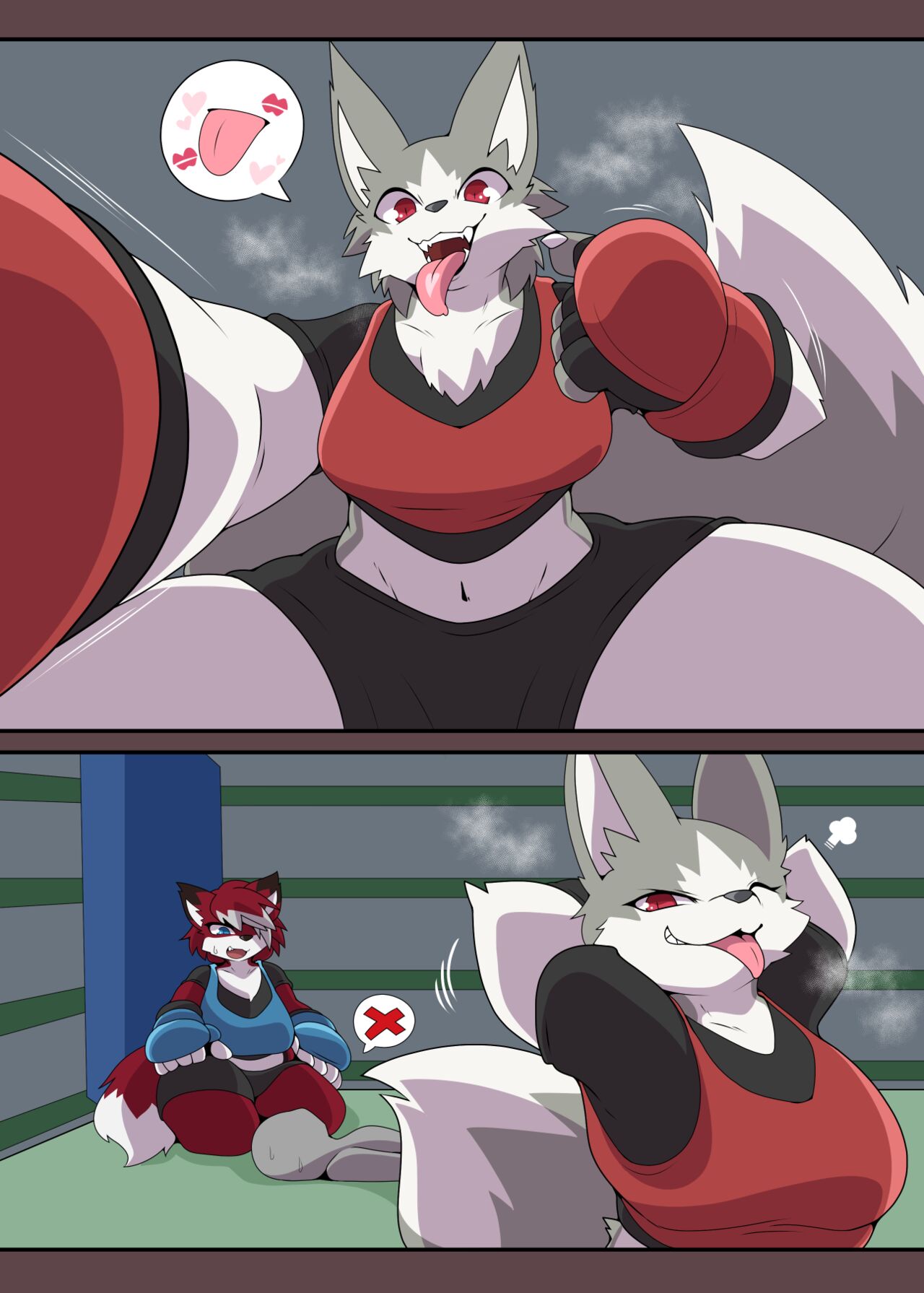 Spar with Vixens page 9 full