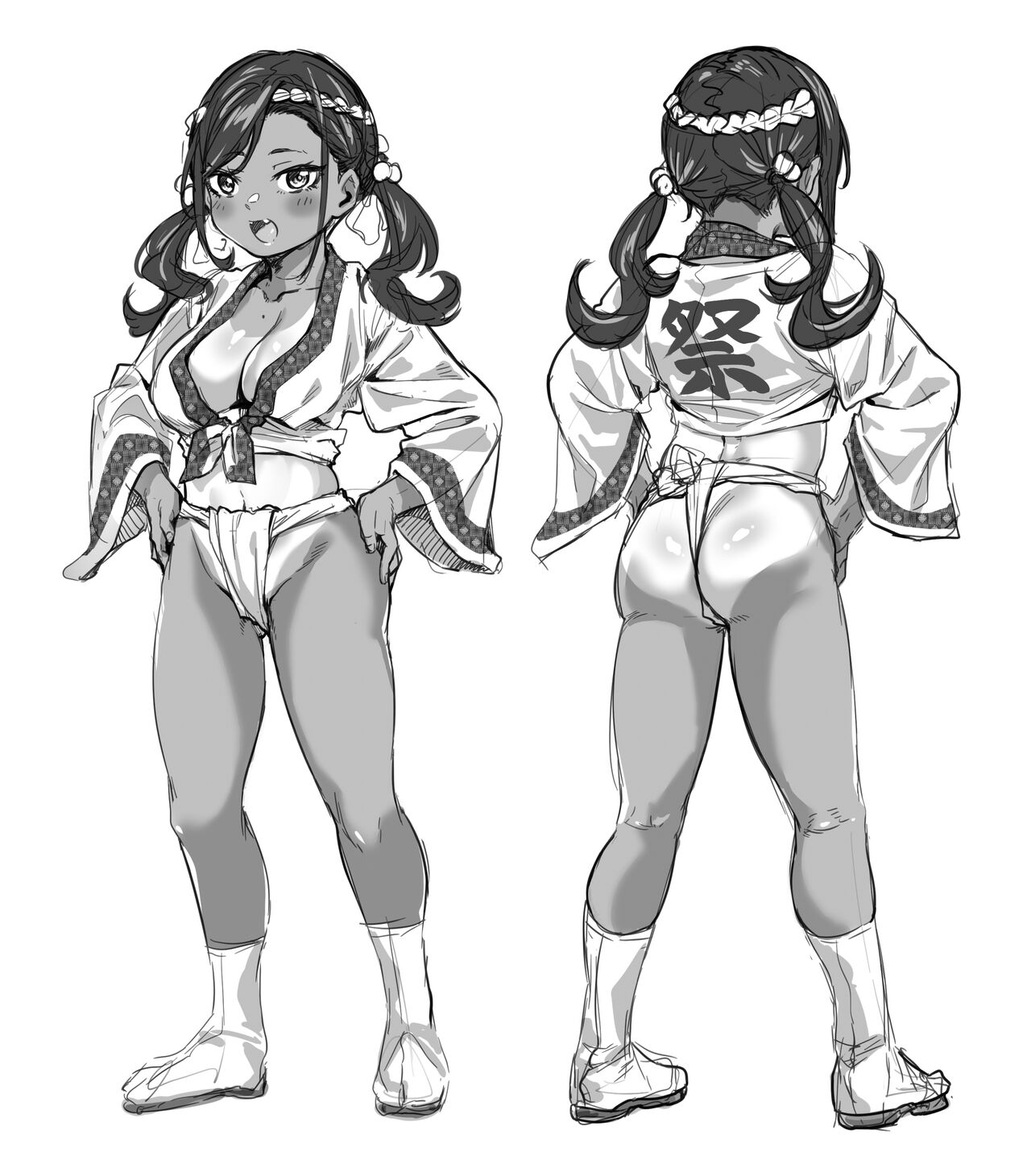 Matsuri to Hiyake Ato to Fundoshi to page 10 full