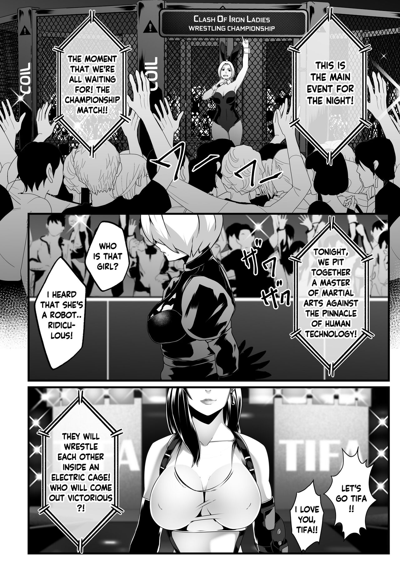 Square off! 2B vs Tifa page 8 full