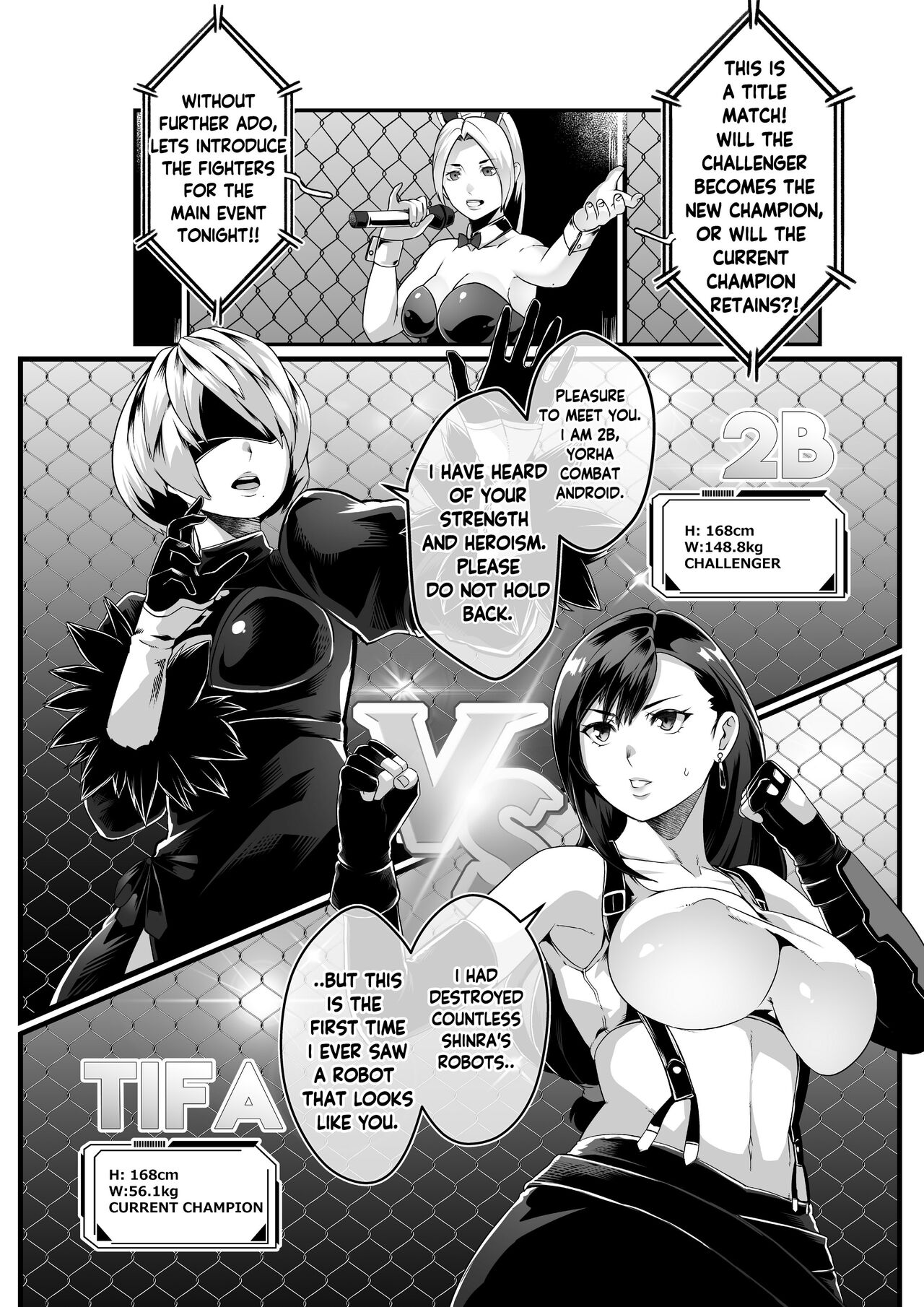 Square off! 2B vs Tifa page 9 full