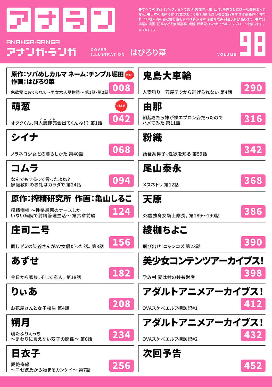 COMIC Ananga Ranga Vol. 98 page 3 full