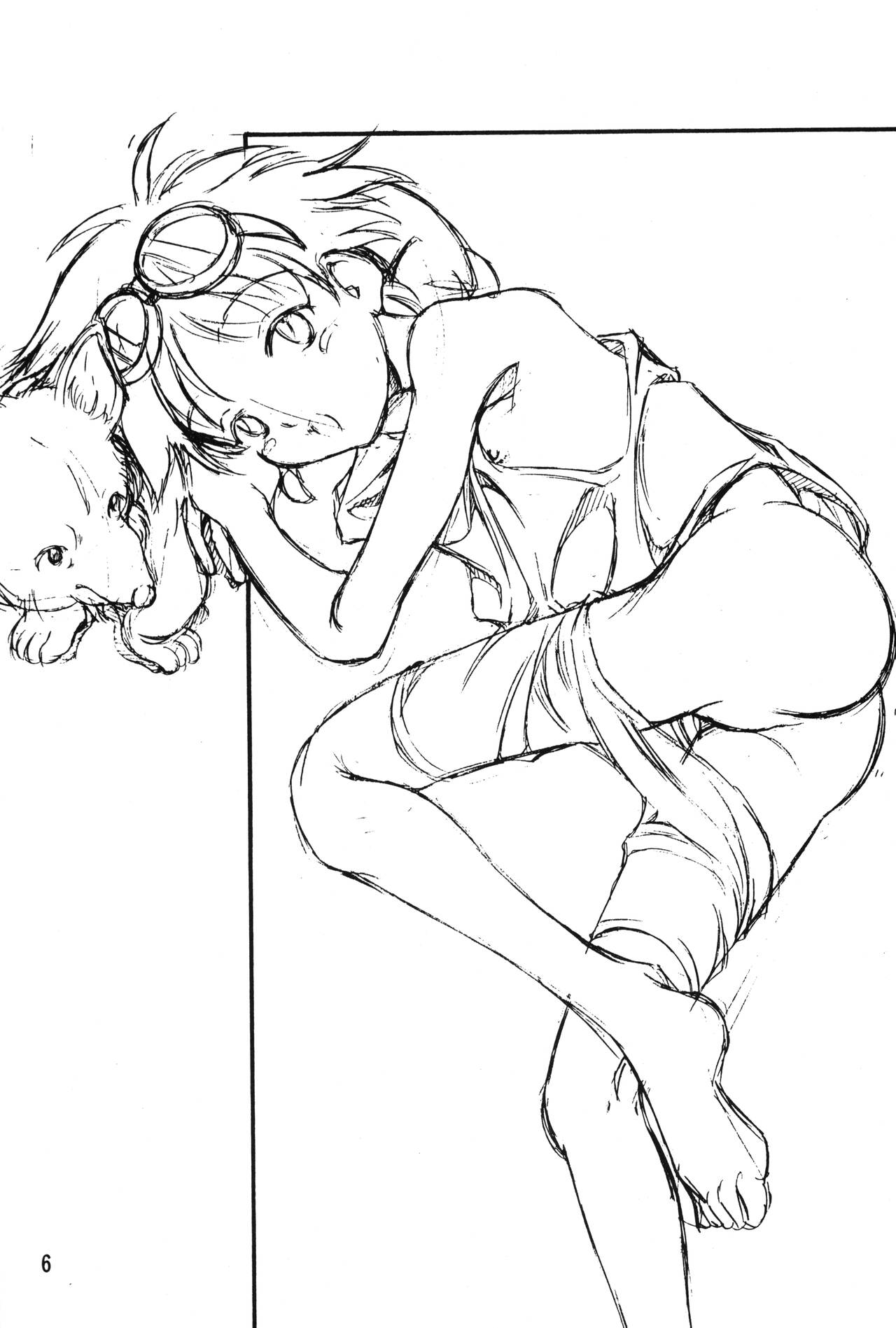 Heisei Nymph Lover - Service 1 Anime - Rakugaki-chou page 5 full