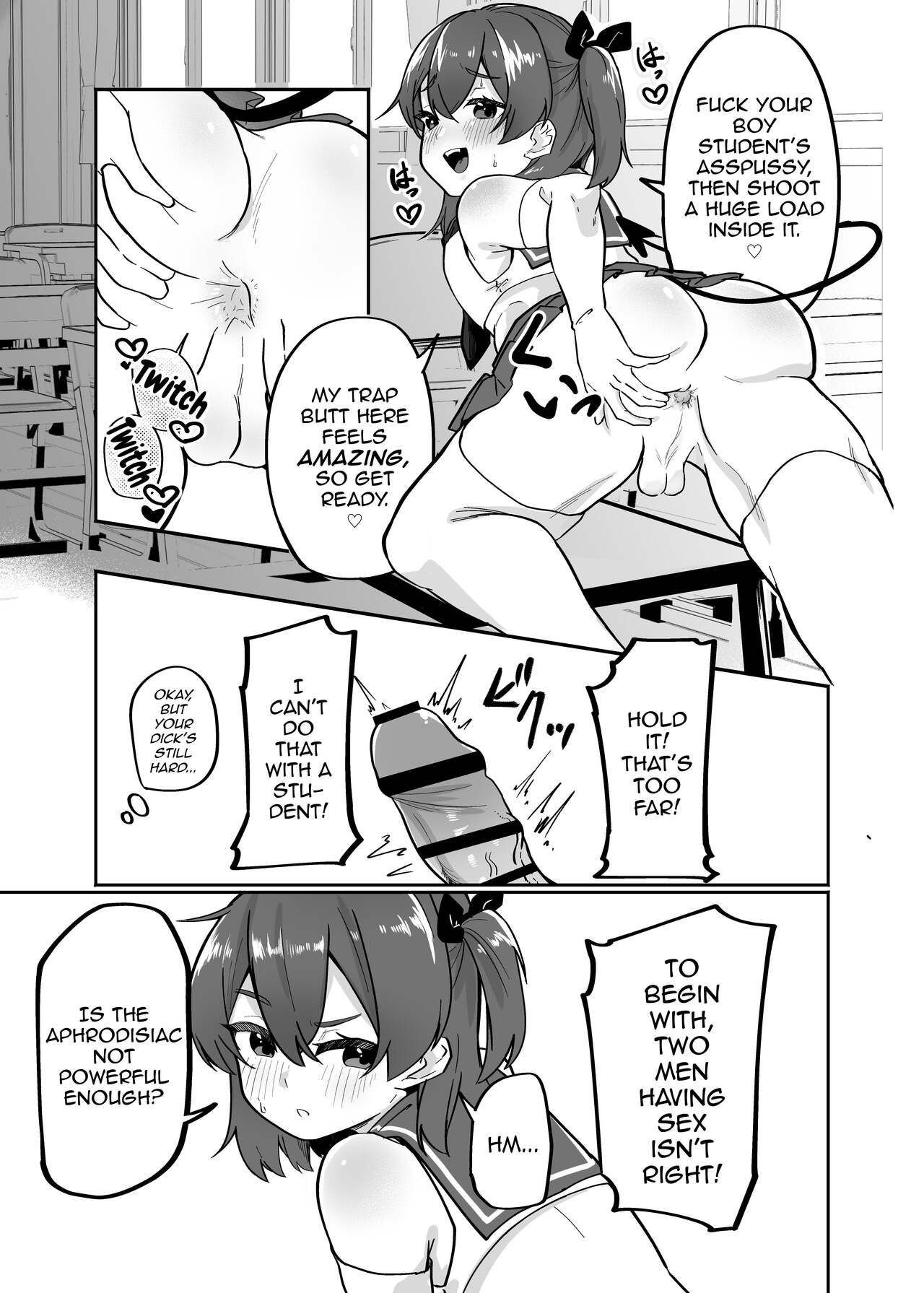 Otokonoko Inma to Houkago Sakusei Sex page 7 full