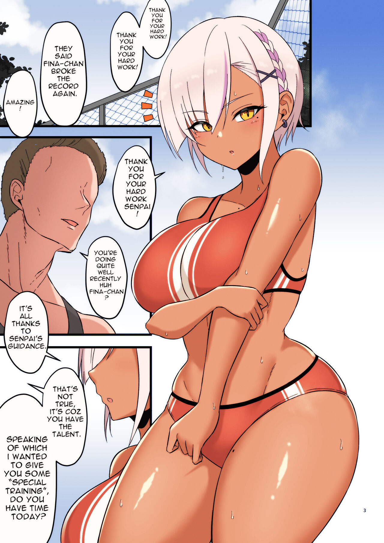 Fina-chan to Himitsu no Training   Secret Training with Fina-chan page 3 full