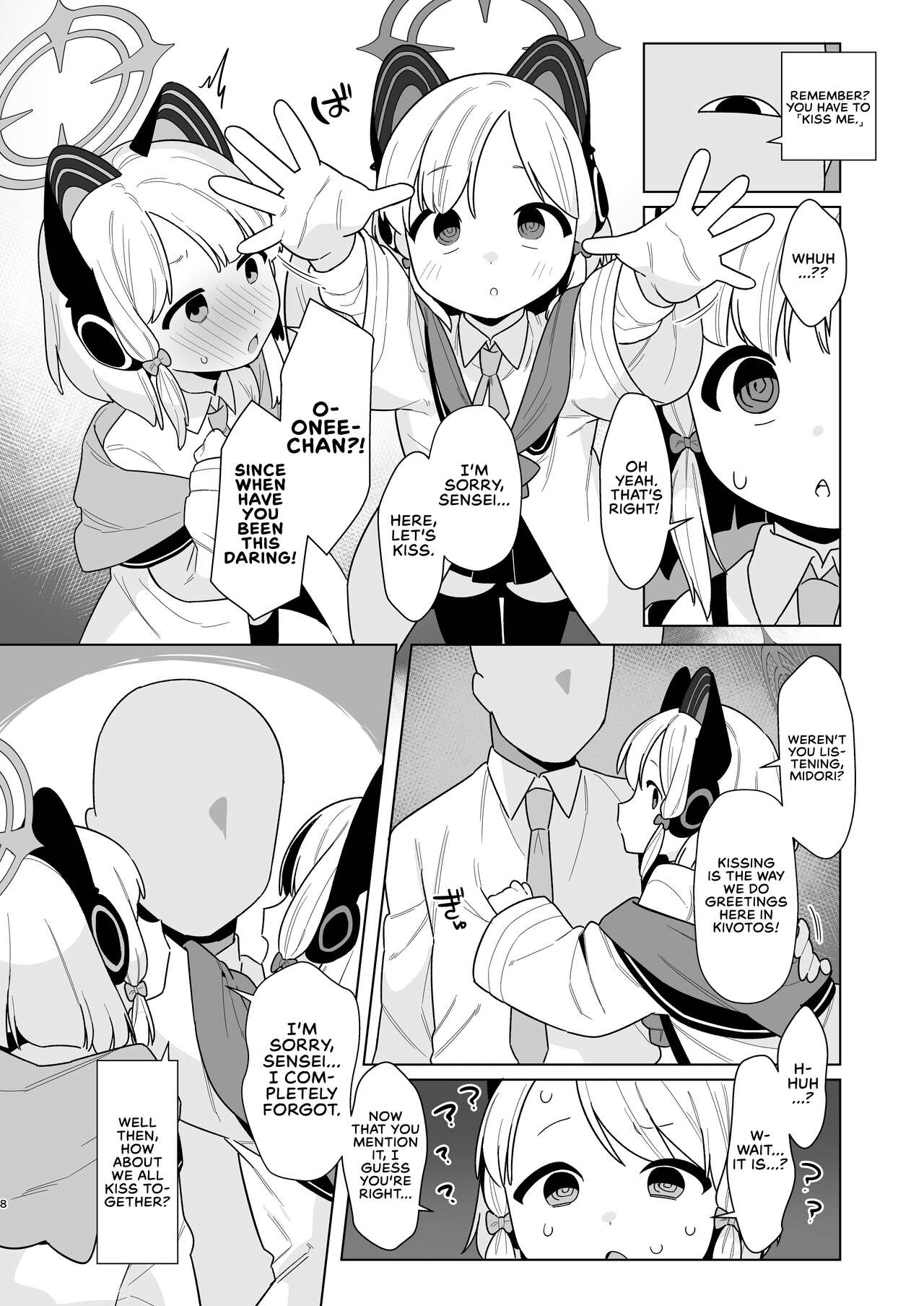 BluArch Saimin-bu 2 ~Saiba Midori & Momoi Hen~ | The Blue Archive Mind Control Club ~Gamer Twins Chapter~ page 7 full
