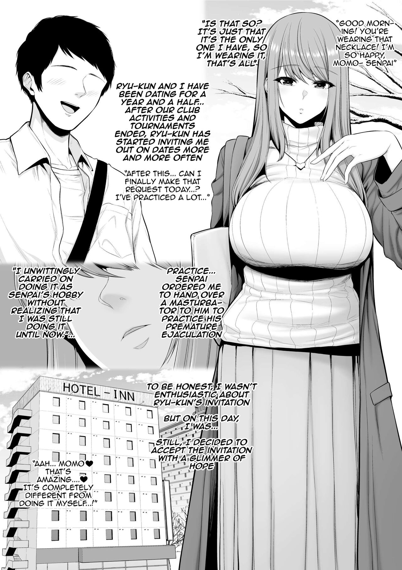 Sequel of Sequel of sequel of My Older Cheerleader Girlfriend is Being Cuckolded by Senior's Big Dick | Zoku Zoku Zoku Toshiue Cheerleader no Kanojo o Senpai no Dekachin ni Netorareru page 2 full